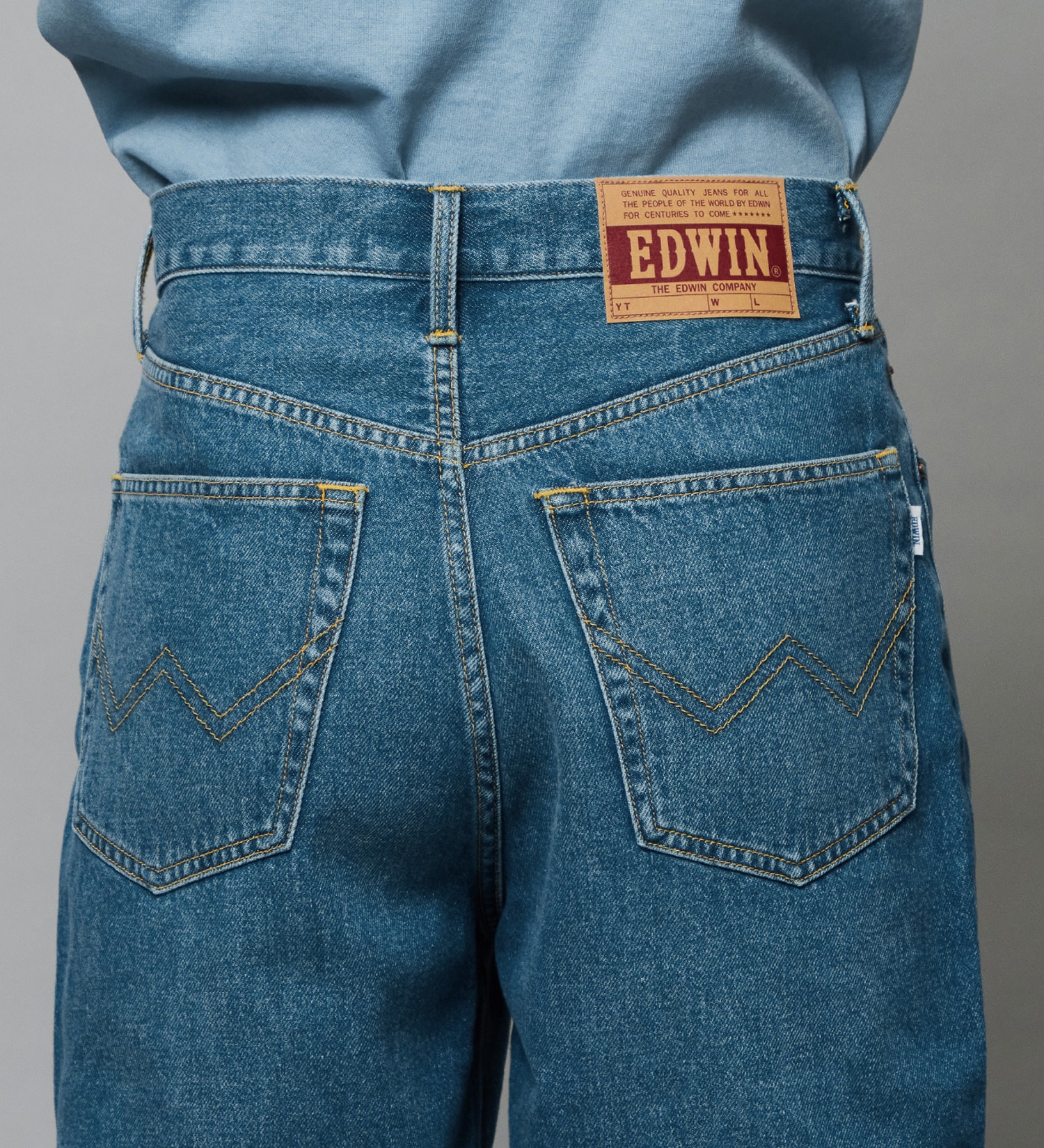 EDWIN(エドウイン)のバギージーンズ ルーズテーパード デニムパンツ ライトオンス|パンツ/デニム / ジーンズパンツ/メンズ|中色ブルー