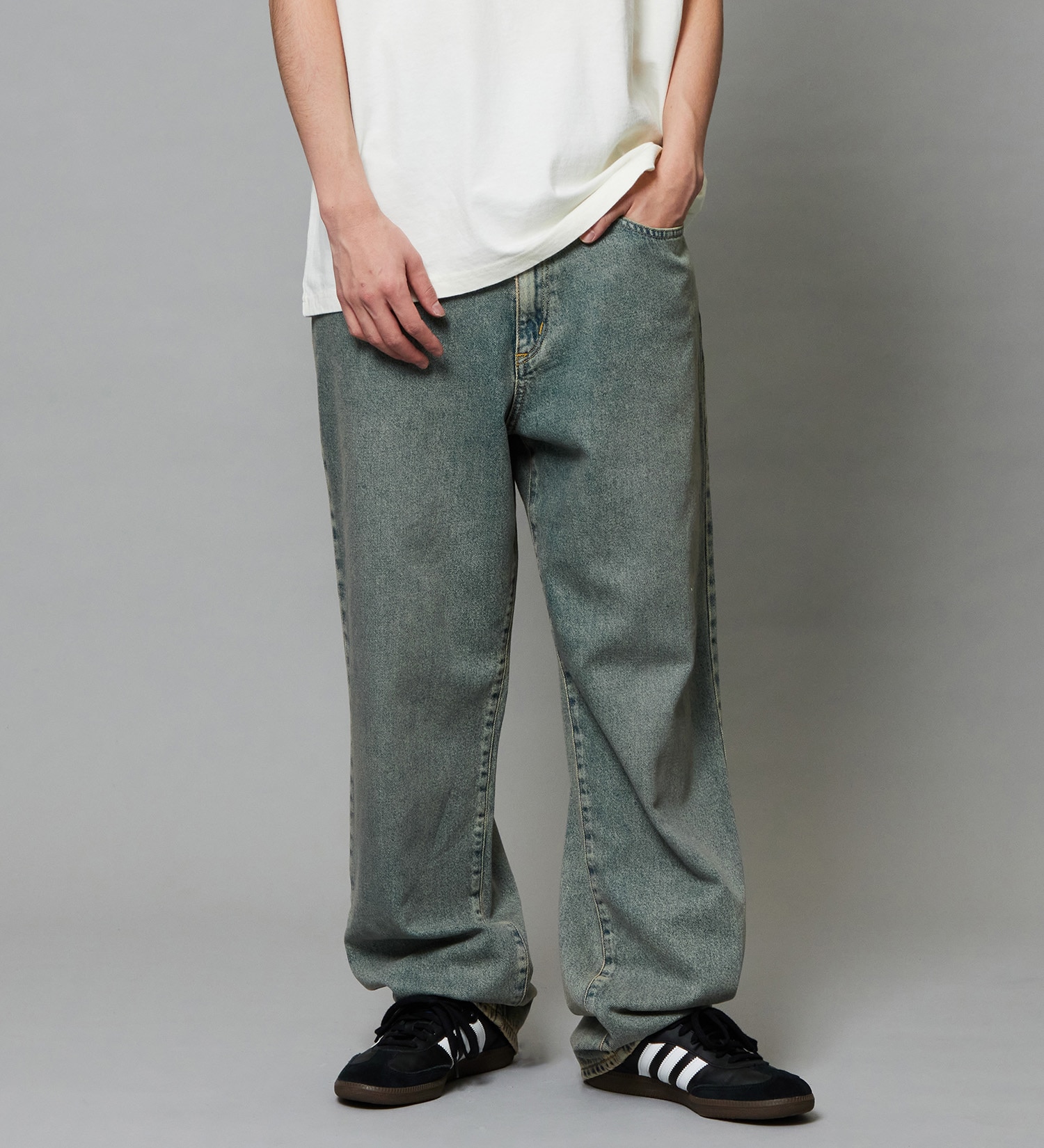 EDWIN(エドウイン)のバギージーンズ ルーズテーパード デニムパンツ ライトオンス|パンツ/デニム / ジーンズパンツ/メンズ|淡色ブルー2