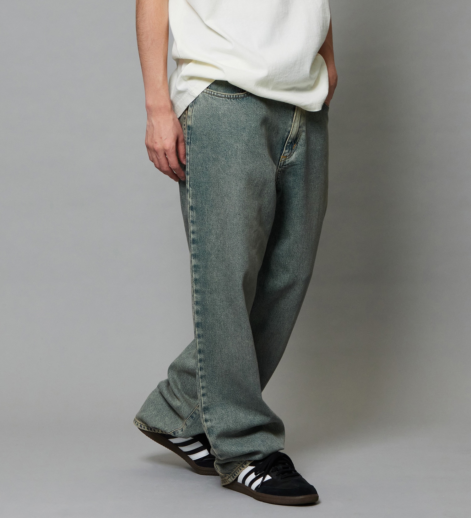 EDWIN(エドウイン)のバギージーンズ ルーズテーパード デニムパンツ ライトオンス|パンツ/デニム / ジーンズパンツ/メンズ|淡色ブルー2