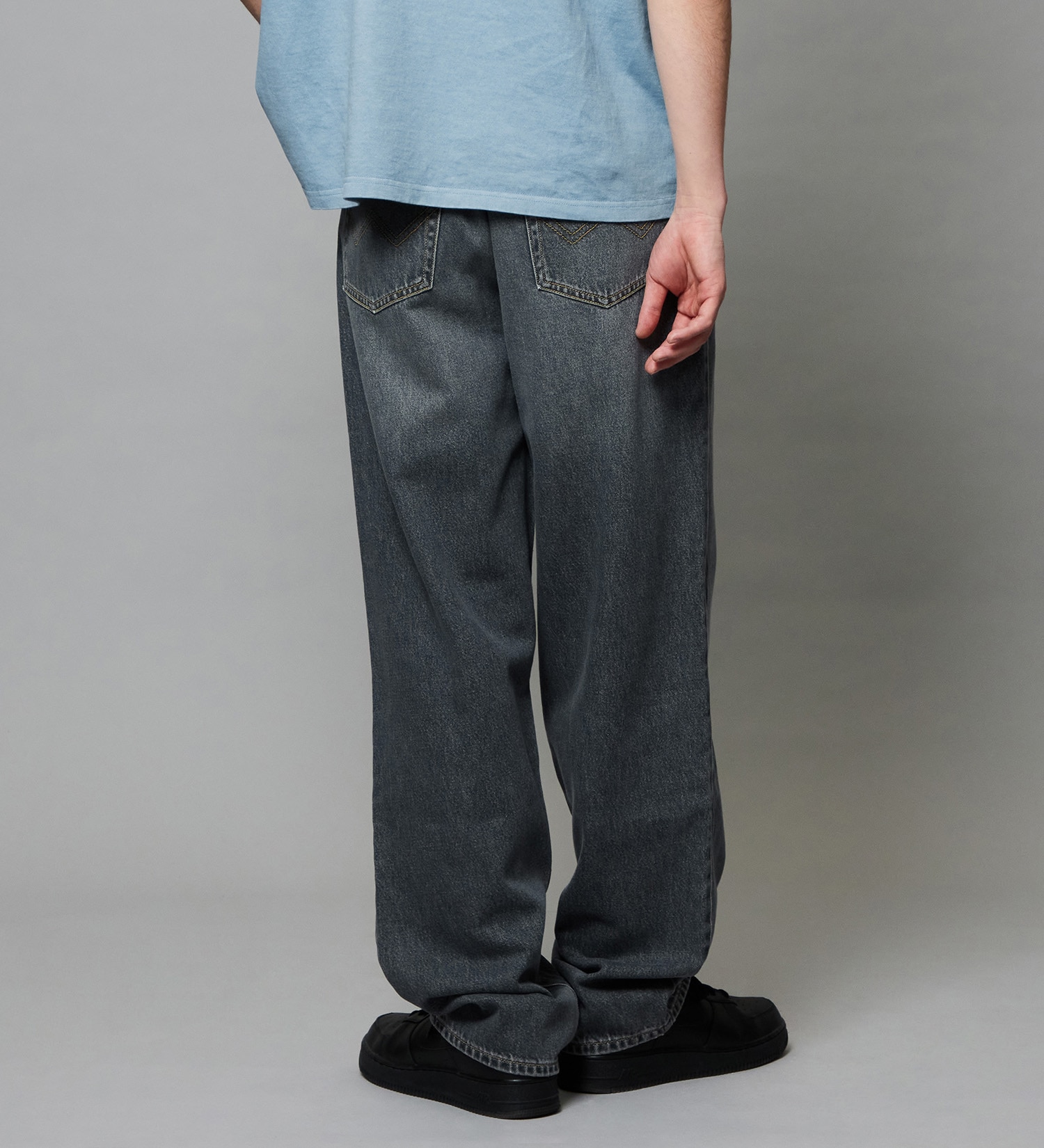 EDWIN(エドウイン)のバギージーンズ ルーズテーパード デニムパンツ ライトオンス|パンツ/デニム / ジーンズパンツ/メンズ|ブラックデニム