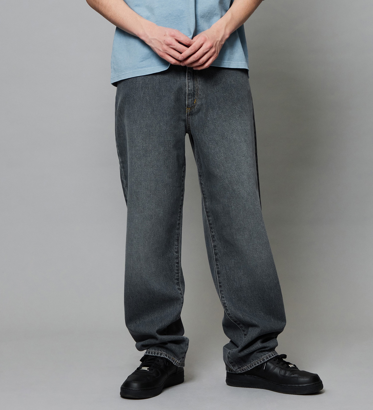 EDWIN(エドウイン)のバギージーンズ ルーズテーパード デニムパンツ ライトオンス|パンツ/デニム / ジーンズパンツ/メンズ|ブラックデニム