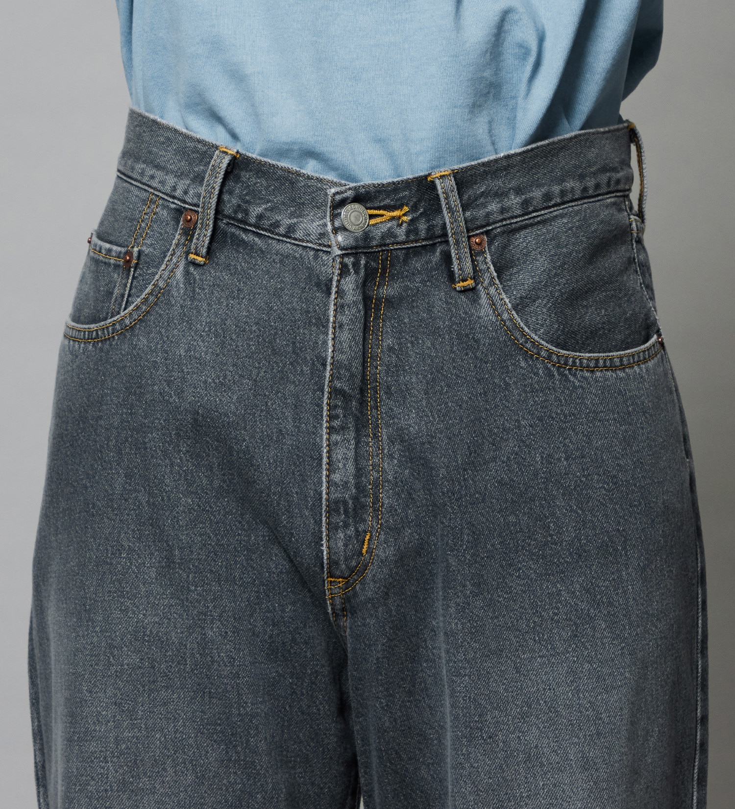 EDWIN(エドウイン)のバギージーンズ ルーズテーパード デニムパンツ ライトオンス|パンツ/デニム / ジーンズパンツ/メンズ|ブラックデニム