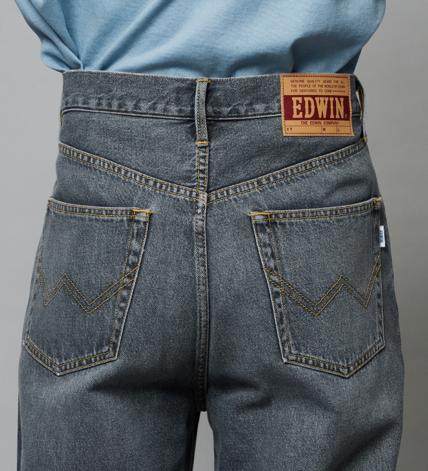 EDWIN(エドウイン)のバギージーンズ ルーズテーパード デニムパンツ ライトオンス|パンツ/デニム / ジーンズパンツ/メンズ|ブラックデニム