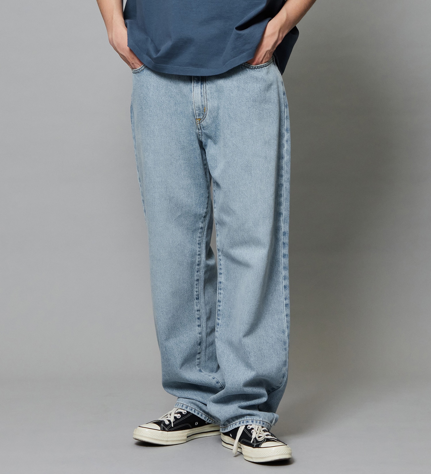 EDWIN(エドウイン)のバギージーンズ ルーズテーパード デニムパンツ ライトオンス|パンツ/デニム / ジーンズパンツ/メンズ|淡色ブルー