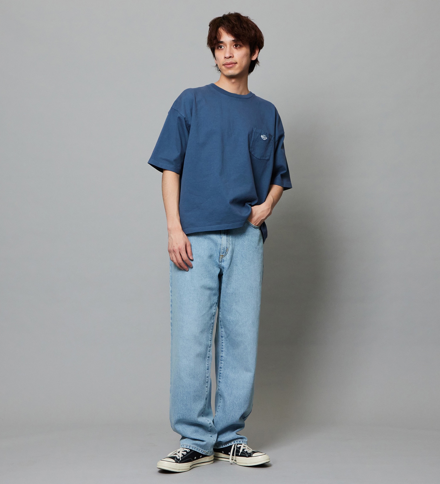 EDWIN(エドウイン)のバギージーンズ ルーズテーパード デニムパンツ ライトオンス|パンツ/デニム / ジーンズパンツ/メンズ|淡色ブルー