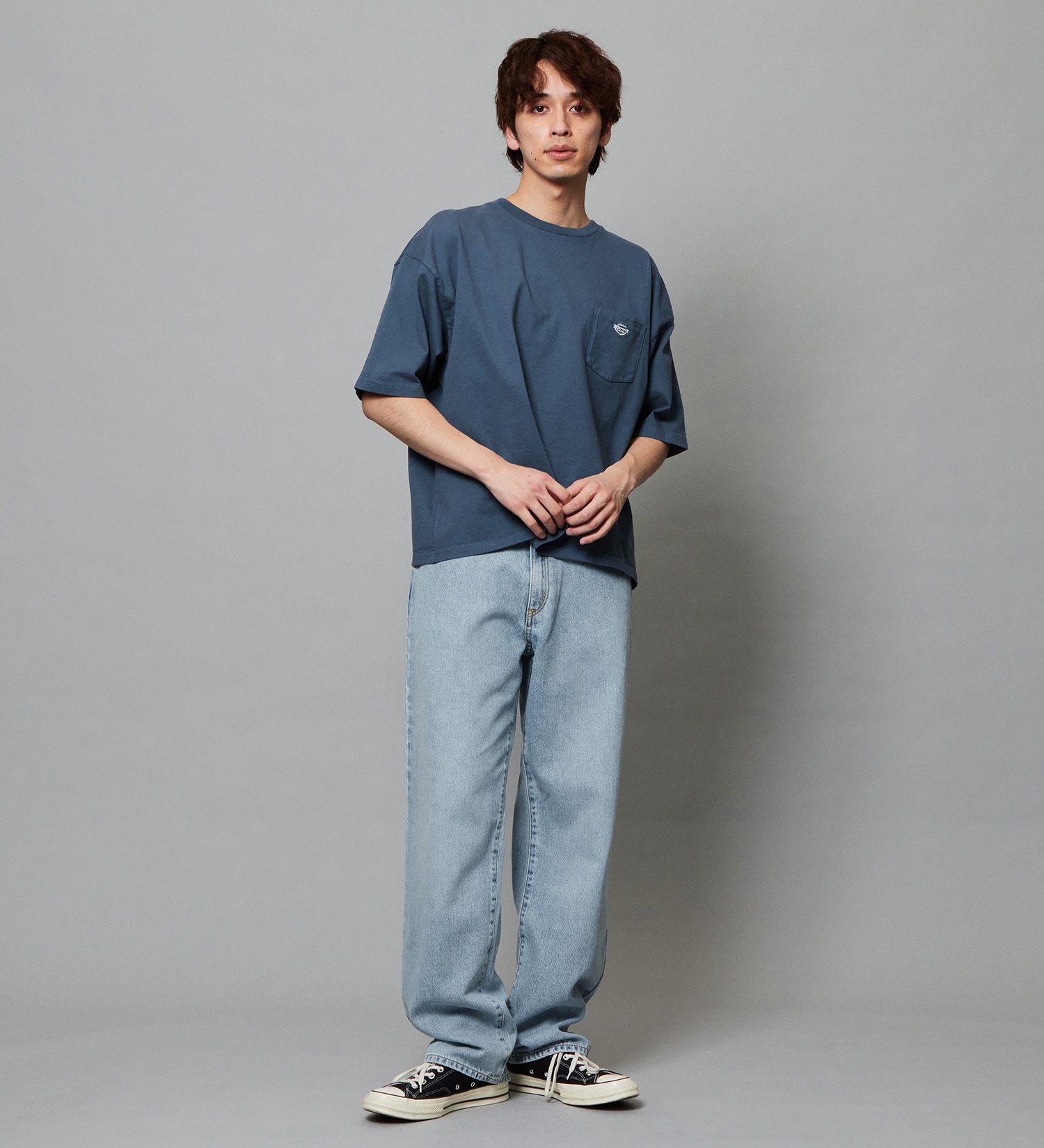 EDWIN(エドウイン)のバギージーンズ ルーズテーパード デニムパンツ ライトオンス|パンツ/デニム / ジーンズパンツ/メンズ|淡色ブルー