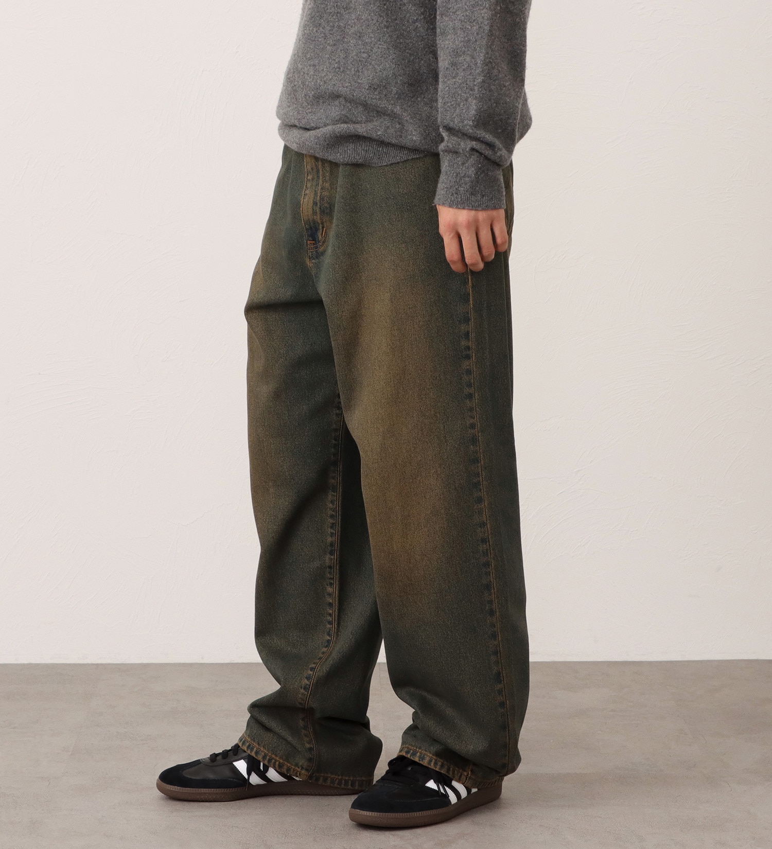 EDWIN(エドウイン)のバギージーンズ ワイドストレート デニムパンツ ライトオンス|パンツ/デニム / ジーンズパンツ/メンズ|ブラウン系その他