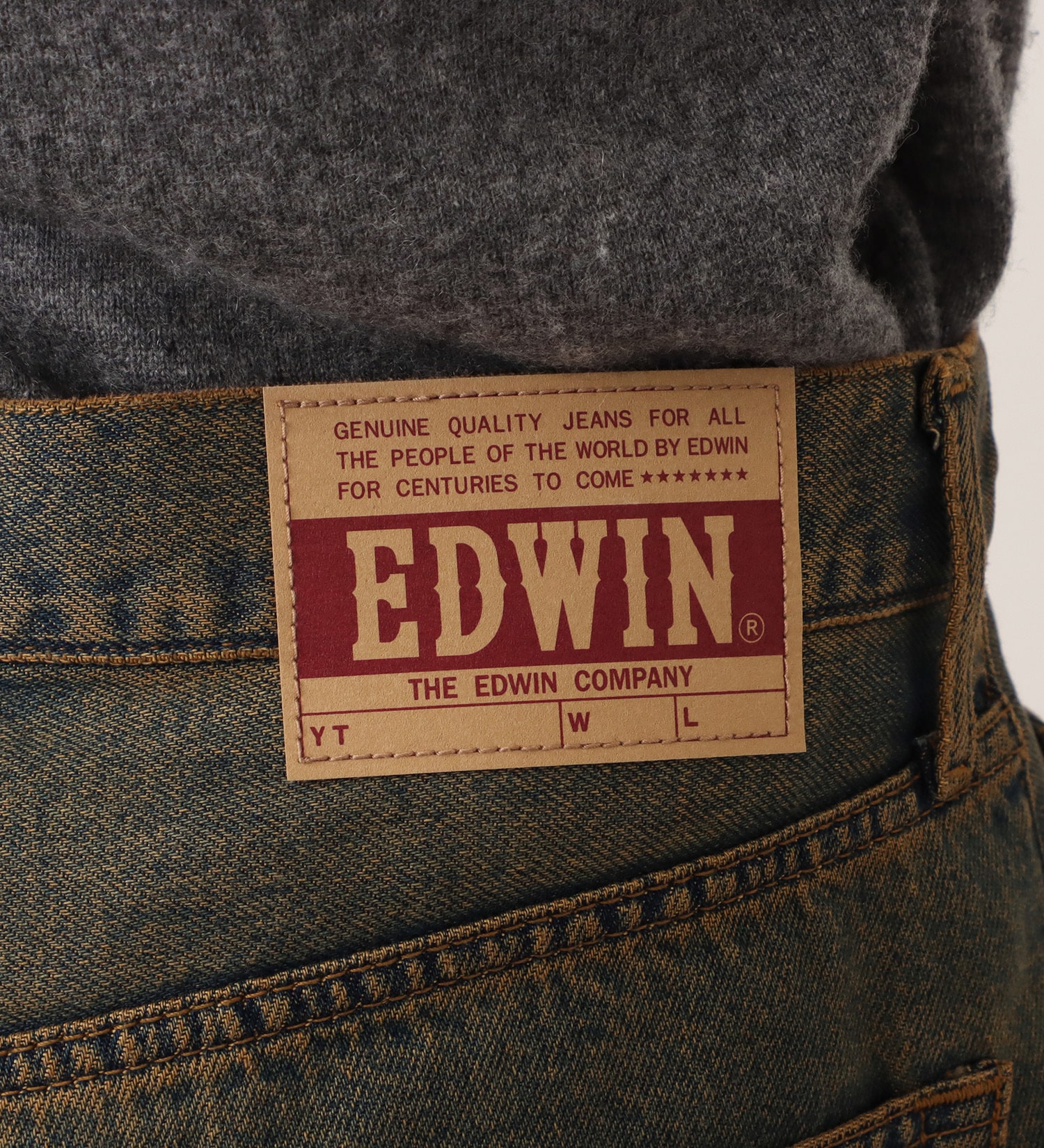 EDWIN(エドウイン)のバギージーンズ ワイドストレート デニムパンツ ライトオンス|パンツ/デニム / ジーンズパンツ/メンズ|ブラウン系その他