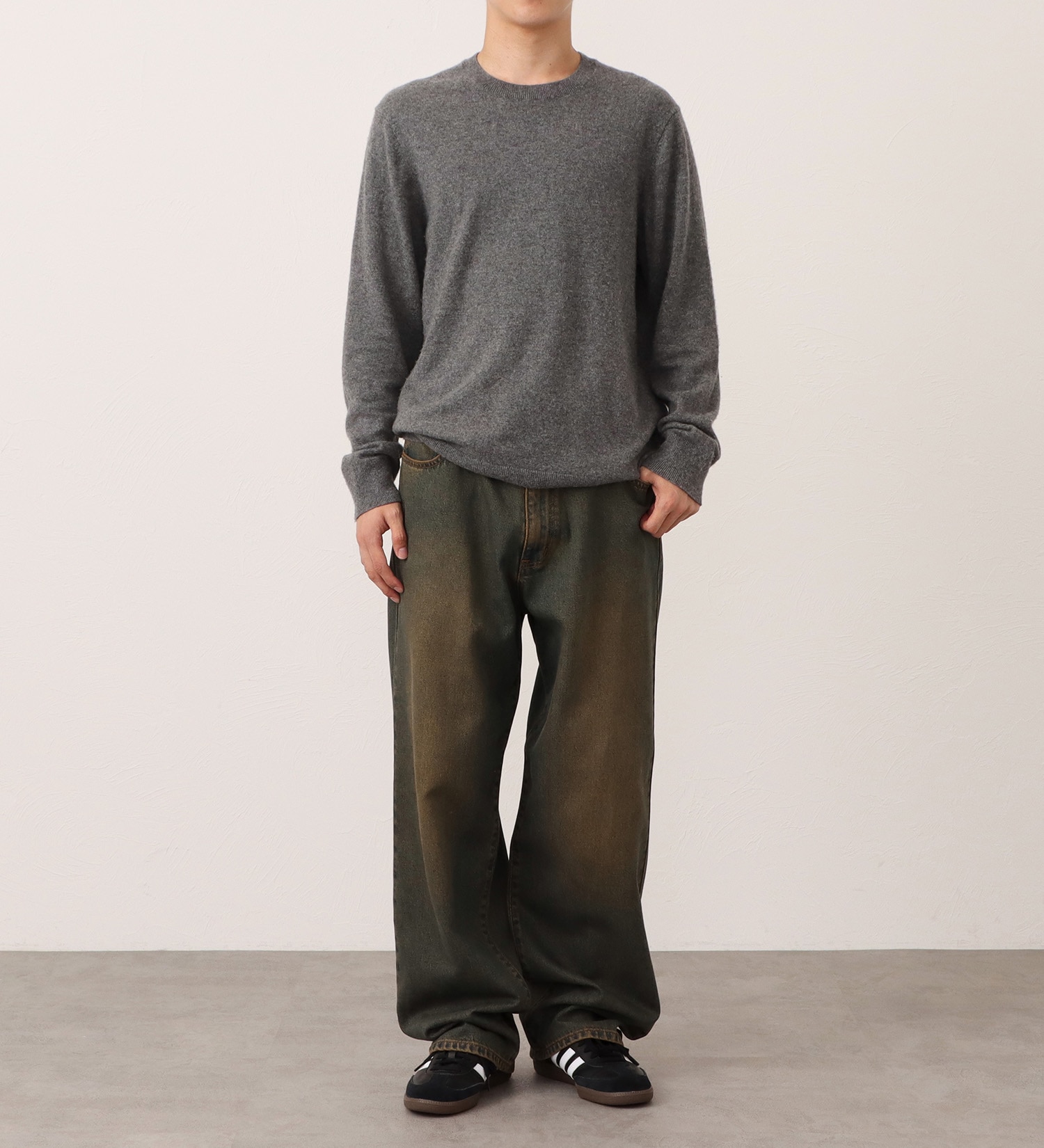 EDWIN(エドウイン)のバギージーンズ ワイドストレート デニムパンツ ライトオンス|パンツ/デニム / ジーンズパンツ/メンズ|ブラウン系その他