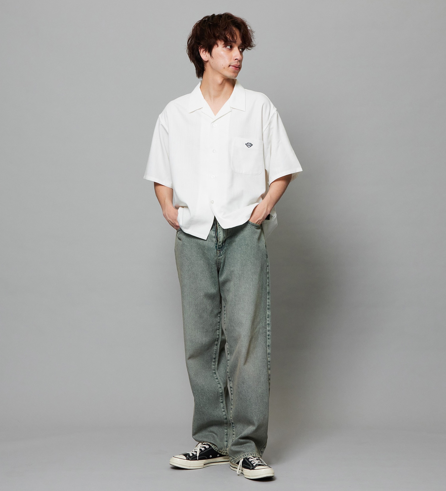 EDWIN(エドウイン)のワイド バギージーンズ デニムパンツ|パンツ/デニム / ジーンズパンツ/メンズ|淡色ブルー3