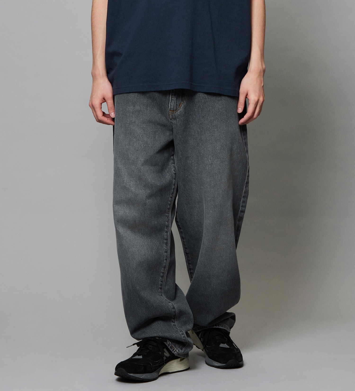 EDWIN(エドウイン)のワイド バギージーンズ デニムパンツ|パンツ/デニム / ジーンズパンツ/メンズ|ブラックデニム