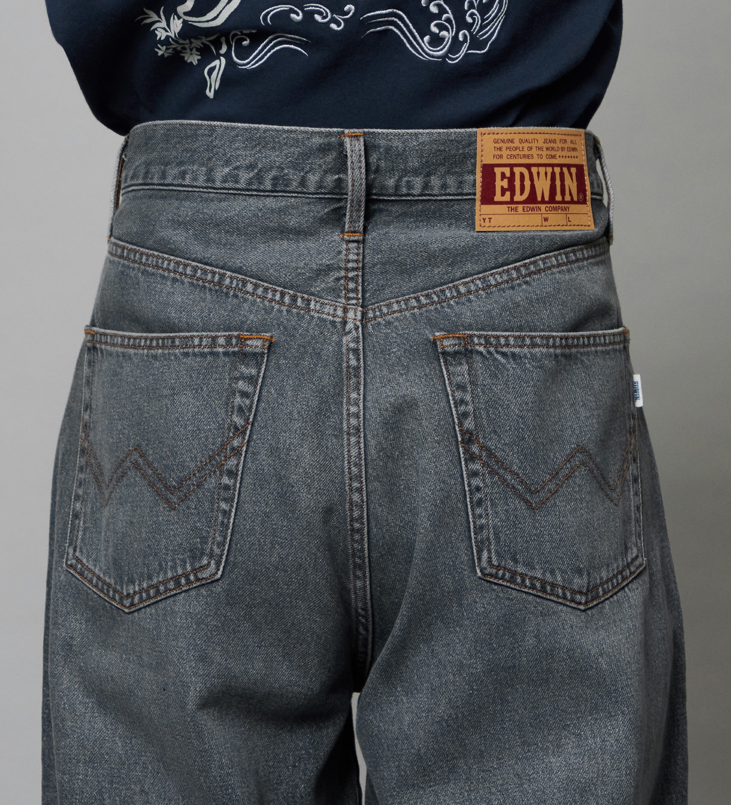 EDWIN(エドウイン)のワイド バギージーンズ デニムパンツ|パンツ/デニム / ジーンズパンツ/メンズ|ブラックデニム