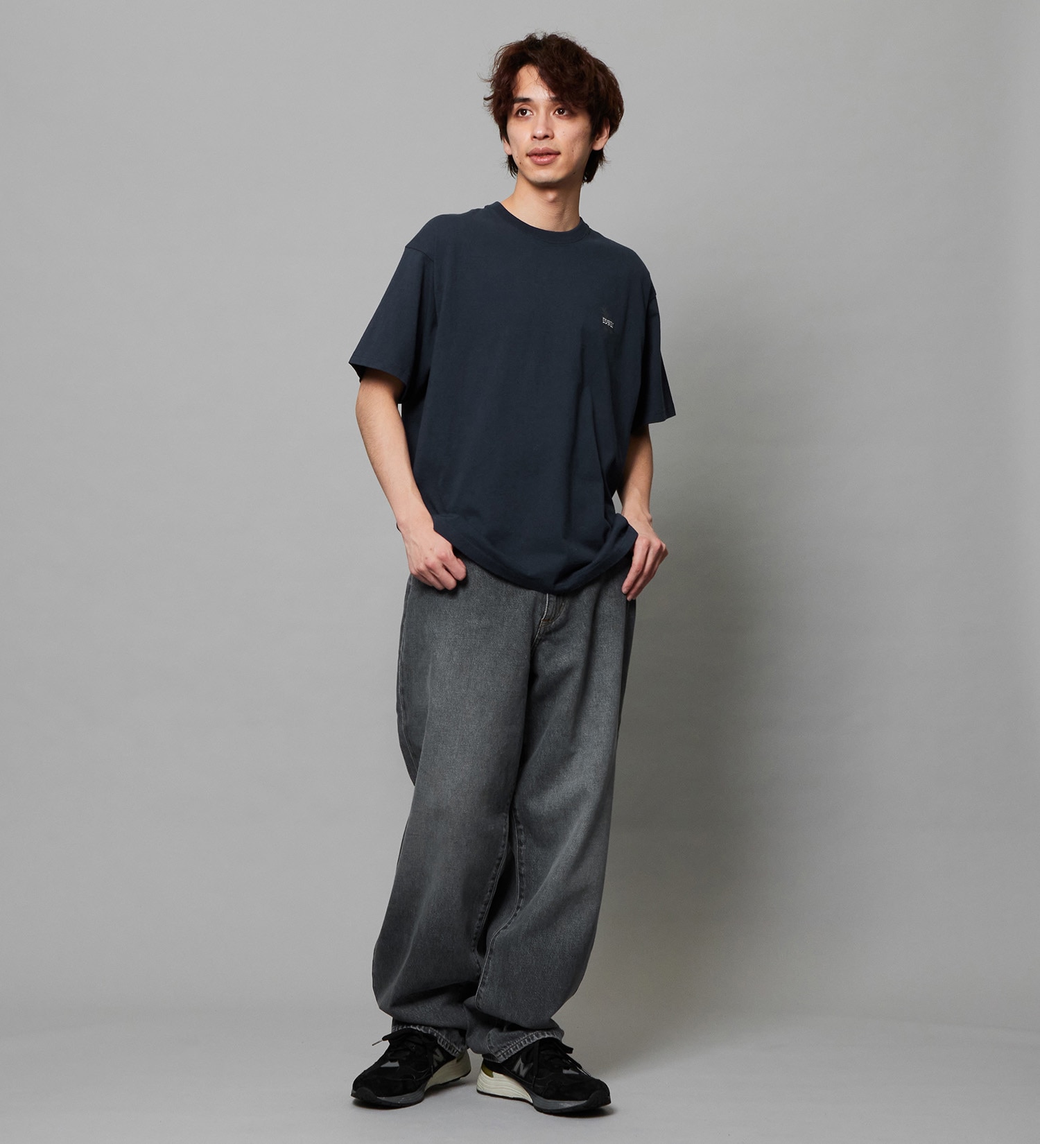 EDWIN(エドウイン)のワイド バギージーンズ デニムパンツ|パンツ/デニム / ジーンズパンツ/メンズ|ブラックデニム