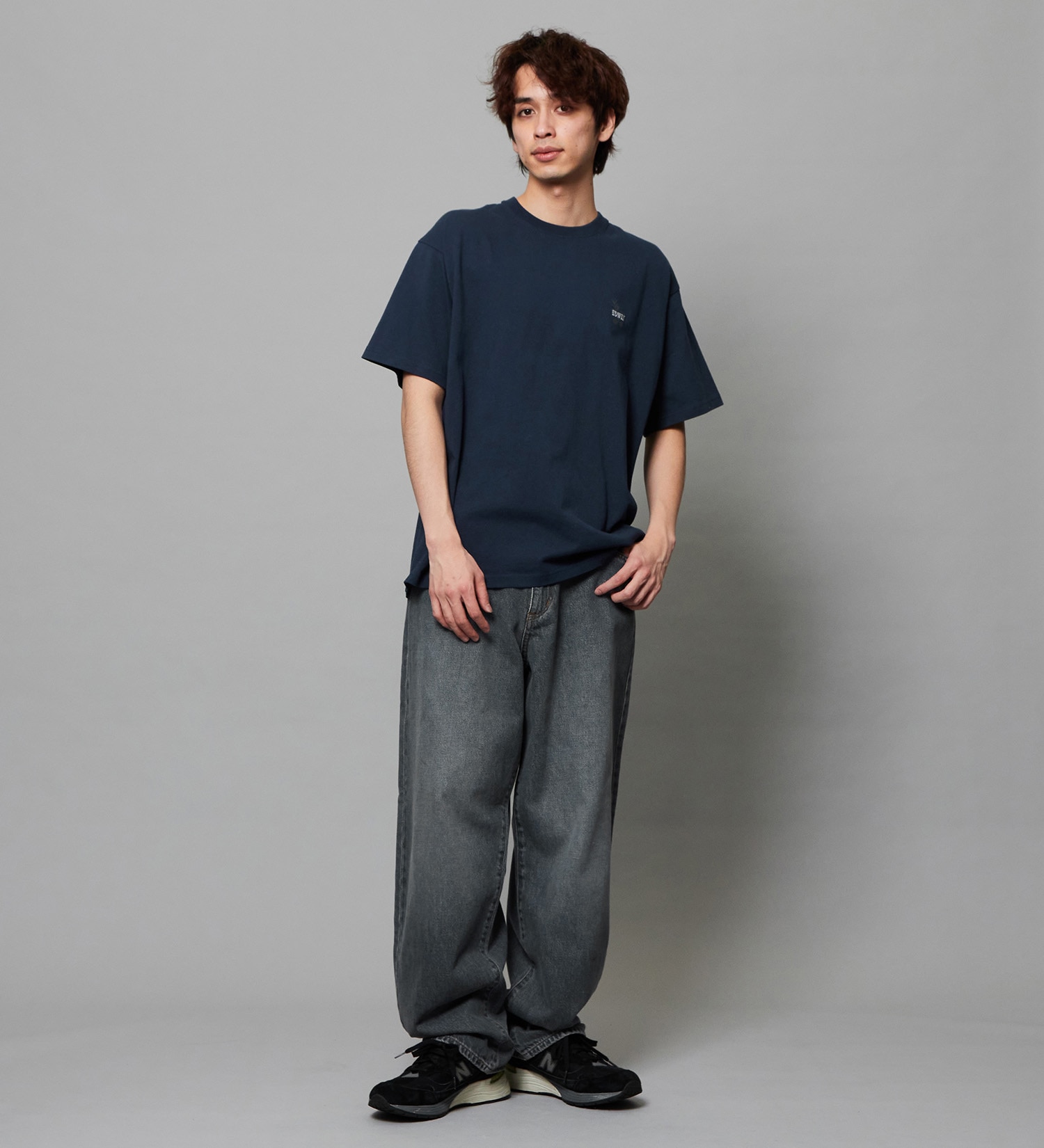 EDWIN(エドウイン)のワイド バギージーンズ デニムパンツ|パンツ/デニム / ジーンズパンツ/メンズ|ブラックデニム