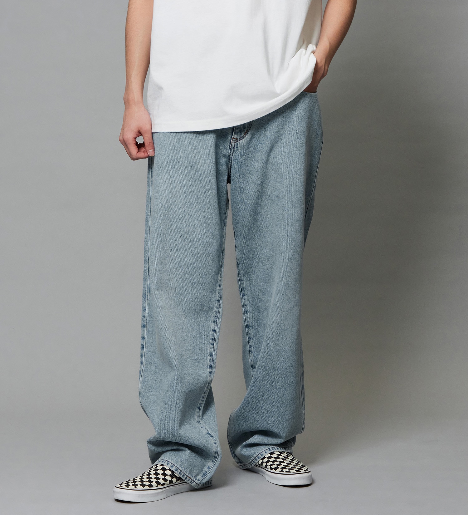 EDWIN(エドウイン)のワイド バギージーンズ デニムパンツ|パンツ/デニム / ジーンズパンツ/メンズ|淡色ブルー