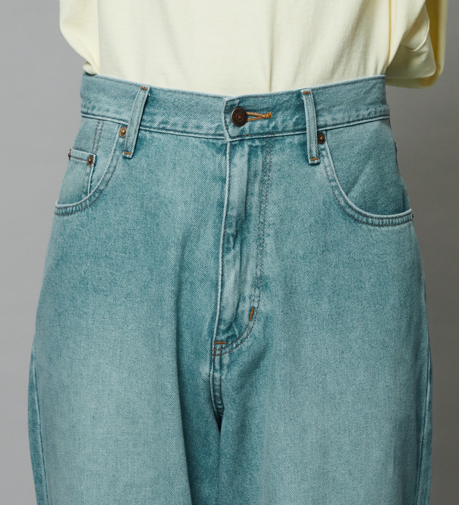 EDWIN(エドウイン)のワイド バギージーンズ デニムパンツ|パンツ/デニム / ジーンズパンツ/メンズ|淡色ブルー2