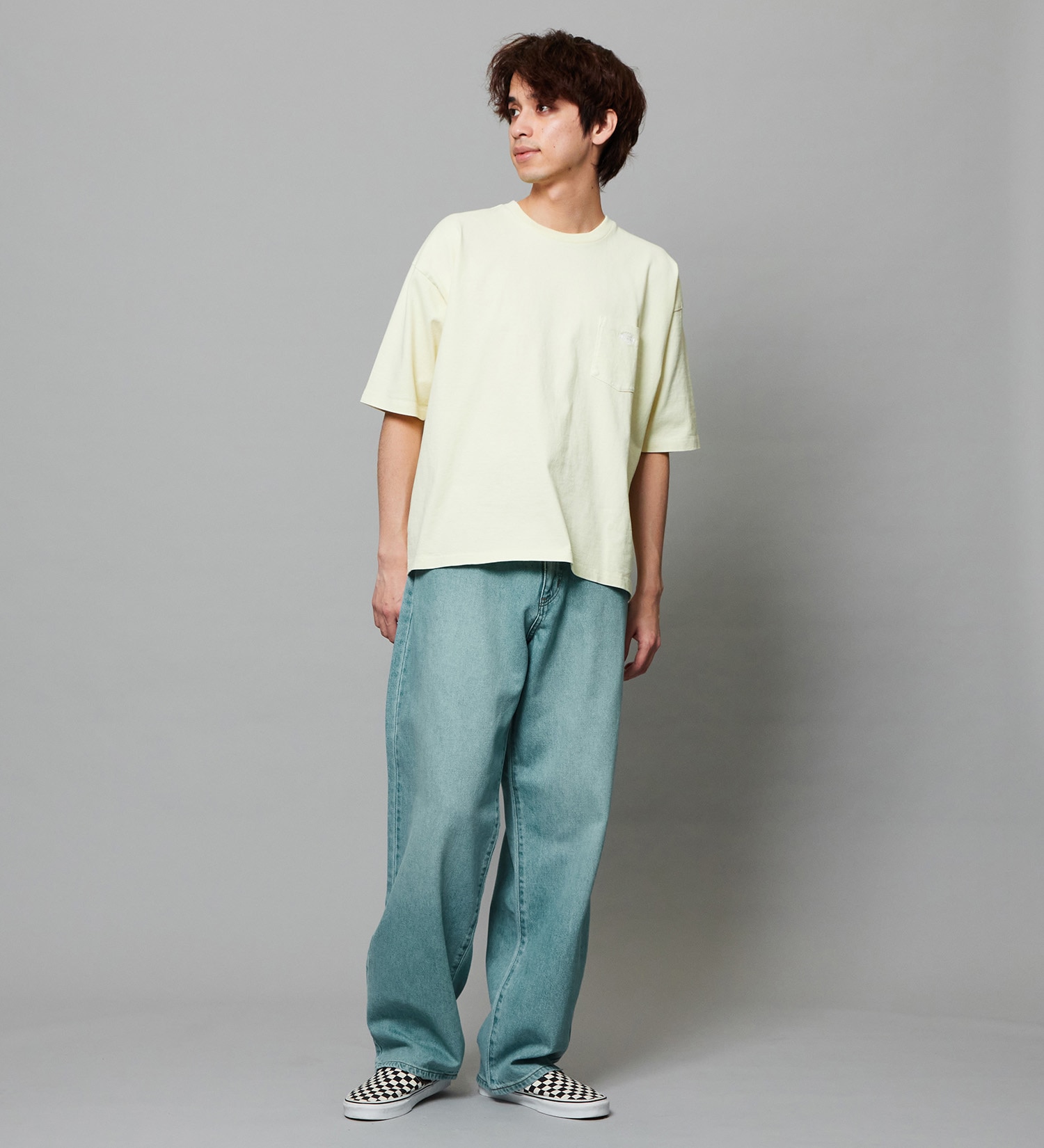 EDWIN(エドウイン)のワイド バギージーンズ デニムパンツ|パンツ/デニム / ジーンズパンツ/メンズ|淡色ブルー2