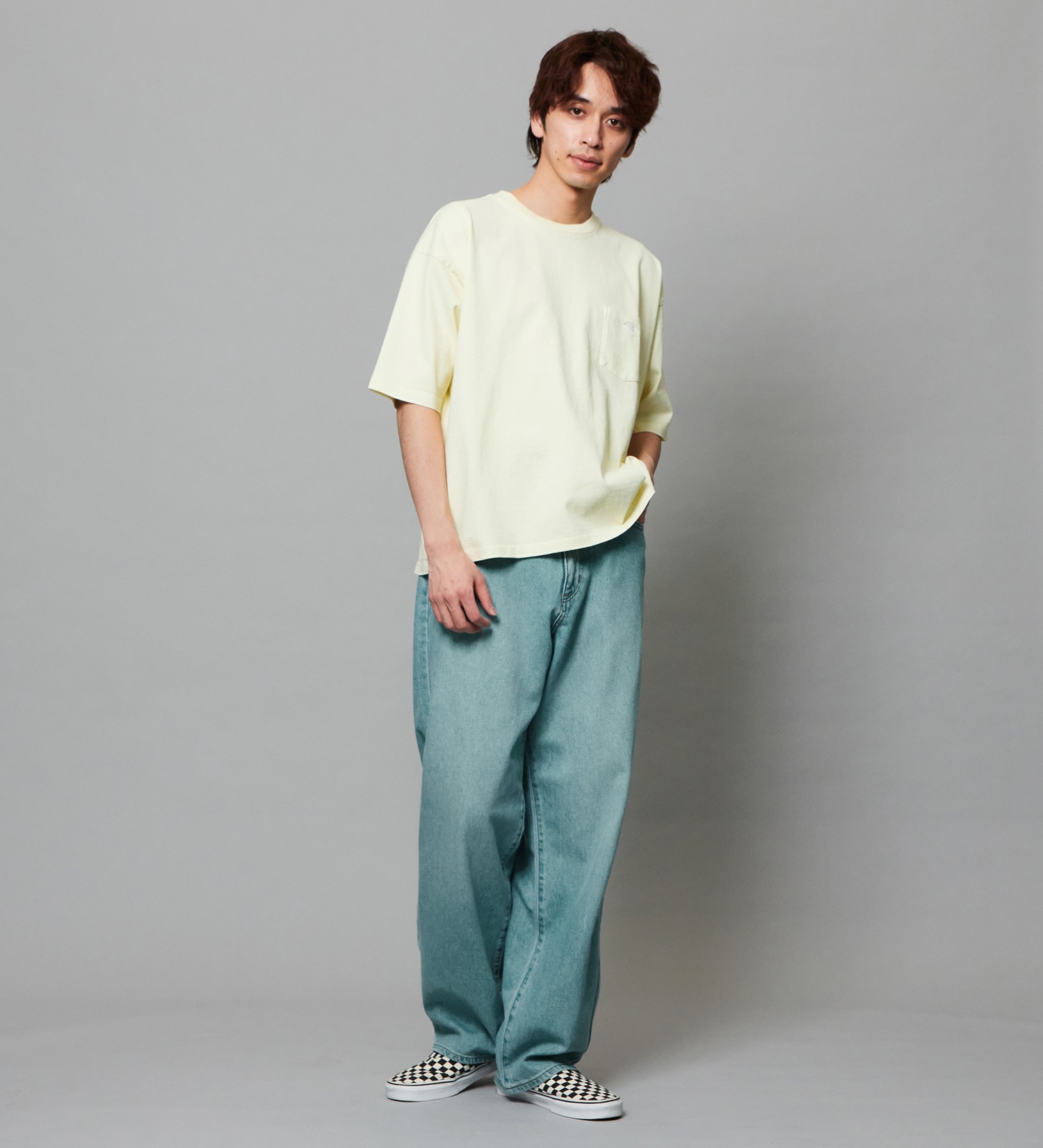 EDWIN(エドウイン)のワイド バギージーンズ デニムパンツ|パンツ/デニム / ジーンズパンツ/メンズ|淡色ブルー2