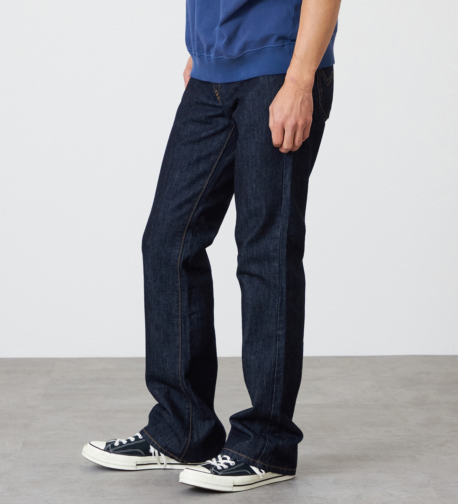 EDWIN(エドウイン)の【裾上げ無料】インターナショナルベーシック 401 ブーツカット デニムパンツ ジーンズ|パンツ/デニム / ジーンズパンツ/メンズ|インディゴブルー