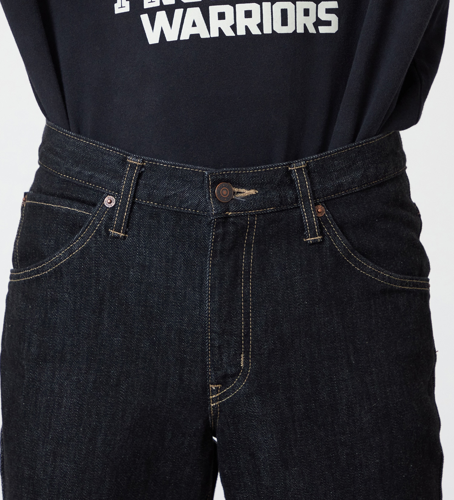 EDWIN(エドウイン)の【裾上げ無料】インターナショナルベーシック 401 ブーツカット デニムパンツ ジーンズ|パンツ/デニム / ジーンズパンツ/メンズ|ブラックデニム