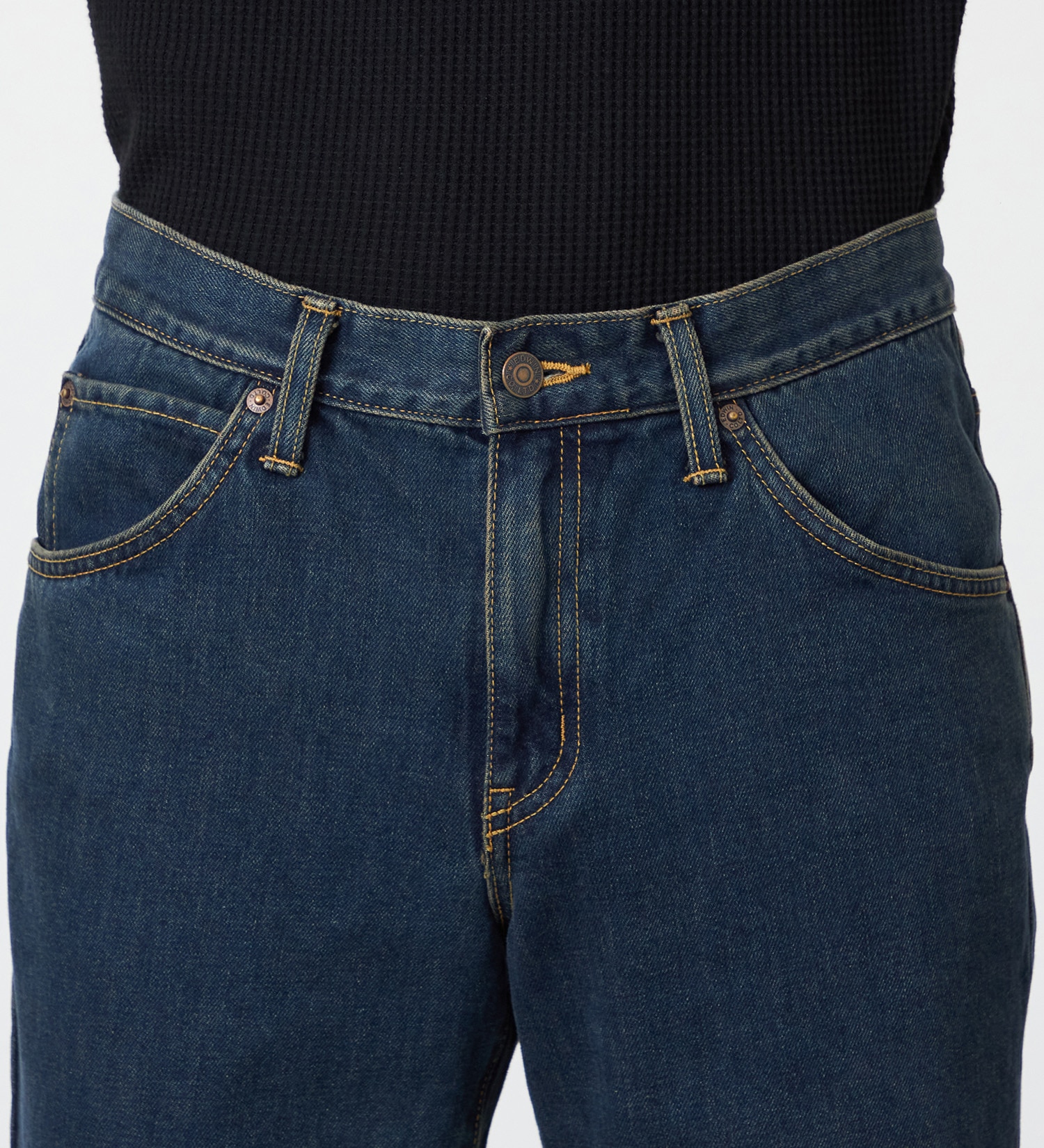 EDWIN(エドウイン)の【裾上げ無料】インターナショナルベーシック 401 ブーツカット デニムパンツ ジーンズ|パンツ/デニム / ジーンズパンツ/メンズ|中色ブルー