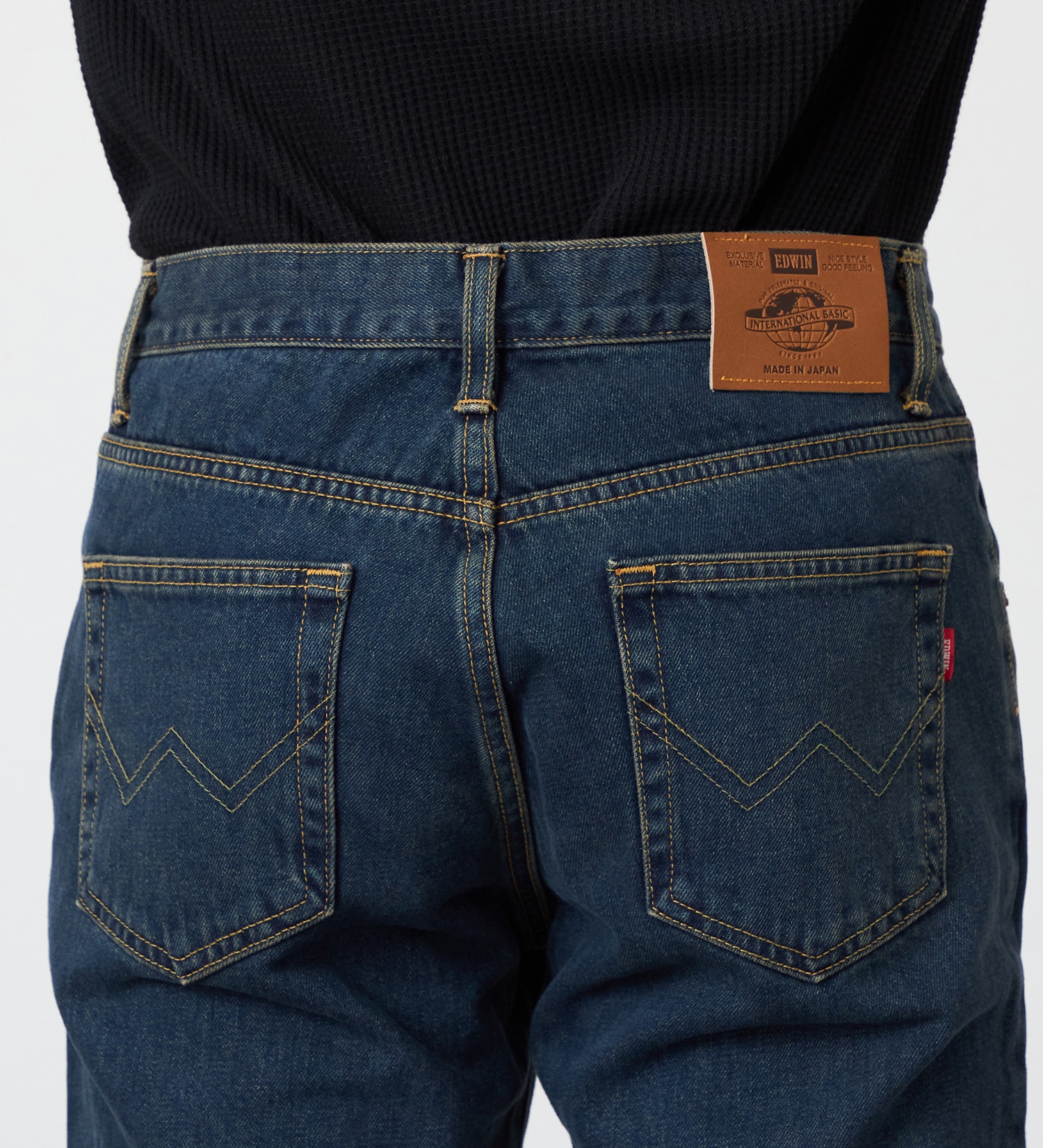 EDWIN(エドウイン)の【裾上げ無料】インターナショナルベーシック 401 ブーツカット デニムパンツ ジーンズ|パンツ/デニム / ジーンズパンツ/メンズ|中色ブルー