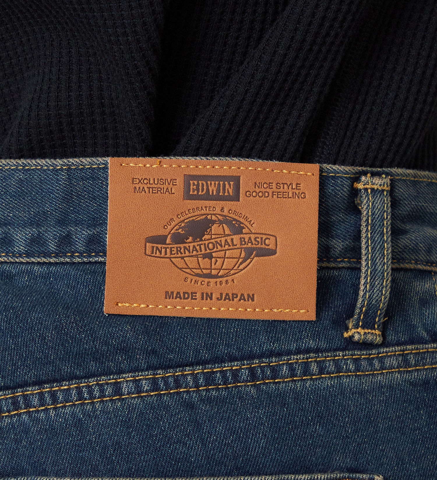 EDWIN(エドウイン)の【裾上げ無料】インターナショナルベーシック 401 ブーツカット デニムパンツ ジーンズ|パンツ/デニム / ジーンズパンツ/メンズ|中色ブルー