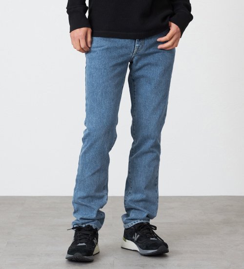 EDWIN(エドウイン)の【試着対象】【裾上げ無料】インターナショナルベーシック 402 すっきりストレート デニムパンツ ジーンズ|パンツ/デニム/メンズ|淡色ブルー