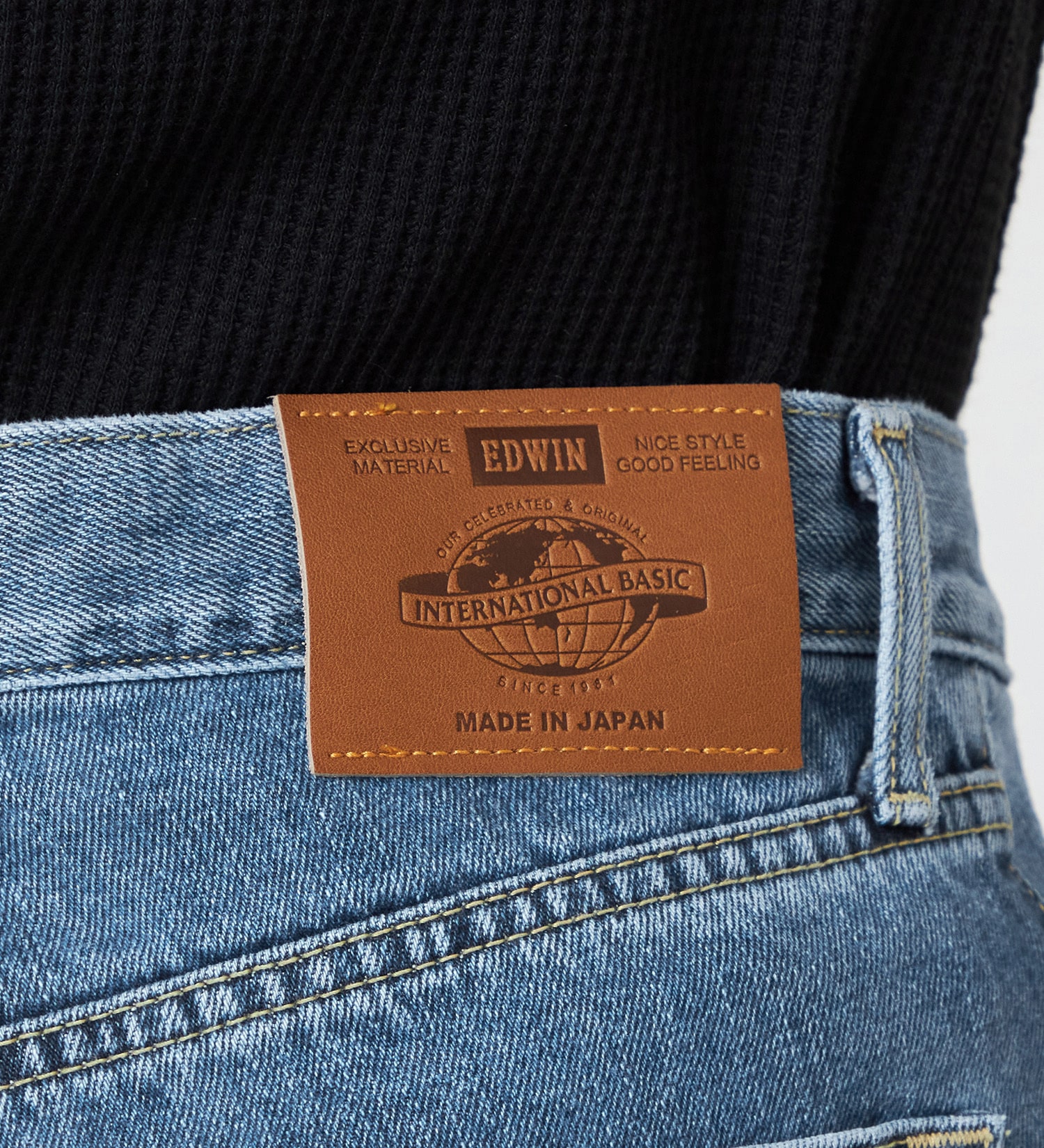 EDWIN(エドウイン)の【試着対象】【裾上げ無料】インターナショナルベーシック 402 すっきりストレート デニムパンツ ジーンズ|パンツ/デニム / ジーンズパンツ/メンズ|淡色ブルー
