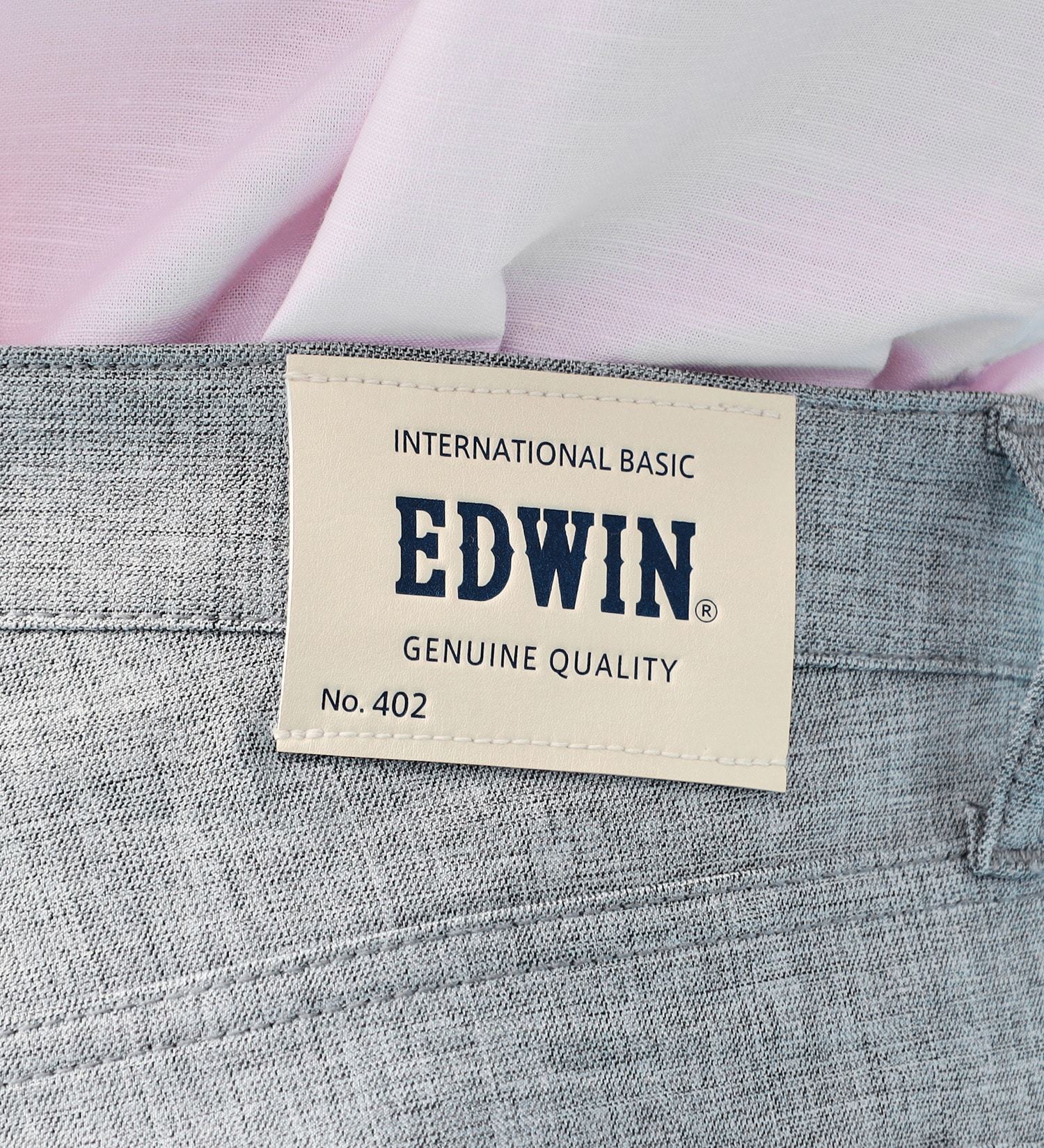 EDWIN(エドウイン)の【SUMMER SALE】【夏用】インターナショナルベーシック COOL スリム リネンライク トラウザー ドライタッチ 速乾【涼】|パンツ/パンツ/メンズ|グレー