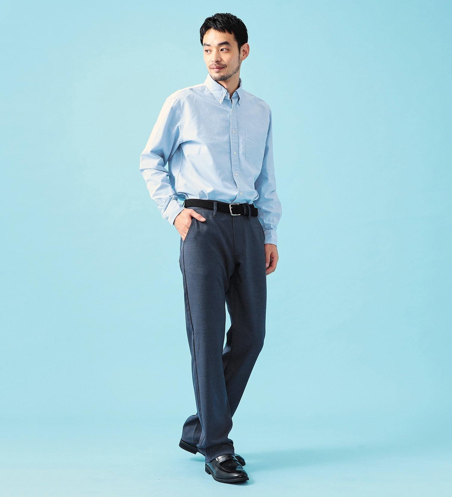 EDWIN(エドウイン)の【SUMMER SALE】【夏用】インターナショナルベーシック COOL スリム リネンライク トラウザー ドライタッチ 速乾【涼】|パンツ/パンツ/メンズ|ネイビー