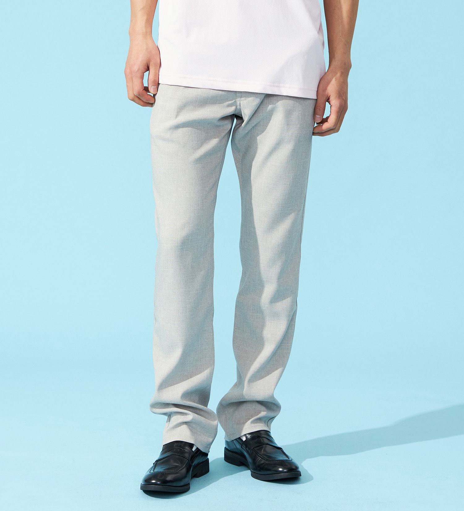 EDWIN(エドウイン)の【SUMMER SALE】【夏用】インターナショナルベーシック COOL スリム リネンライク トラウザー ドライタッチ 速乾【涼】|パンツ/パンツ/メンズ|ベージュ