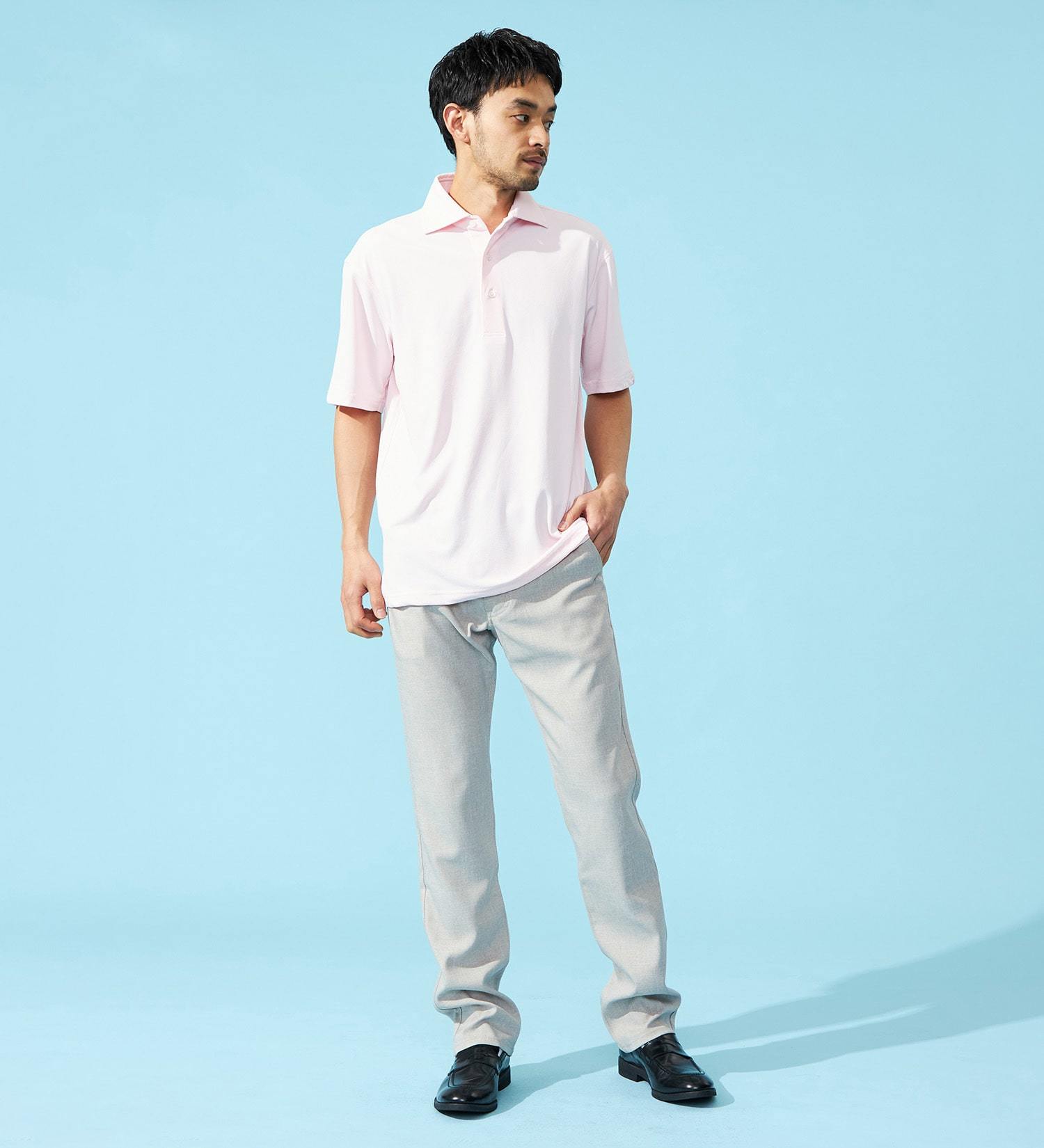 EDWIN(エドウイン)の【SUMMER SALE】【夏用】インターナショナルベーシック COOL スリム リネンライク トラウザー ドライタッチ 速乾【涼】|パンツ/パンツ/メンズ|ベージュ