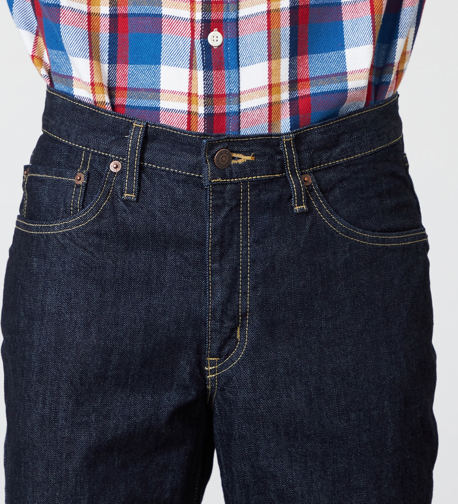 EDWIN(エドウイン)の【裾上げ無料】インターナショナルベーシック 403 ふつうのストレート デニムパンツ ジーンズ|パンツ/デニム / ジーンズパンツ/メンズ|インディゴブルー