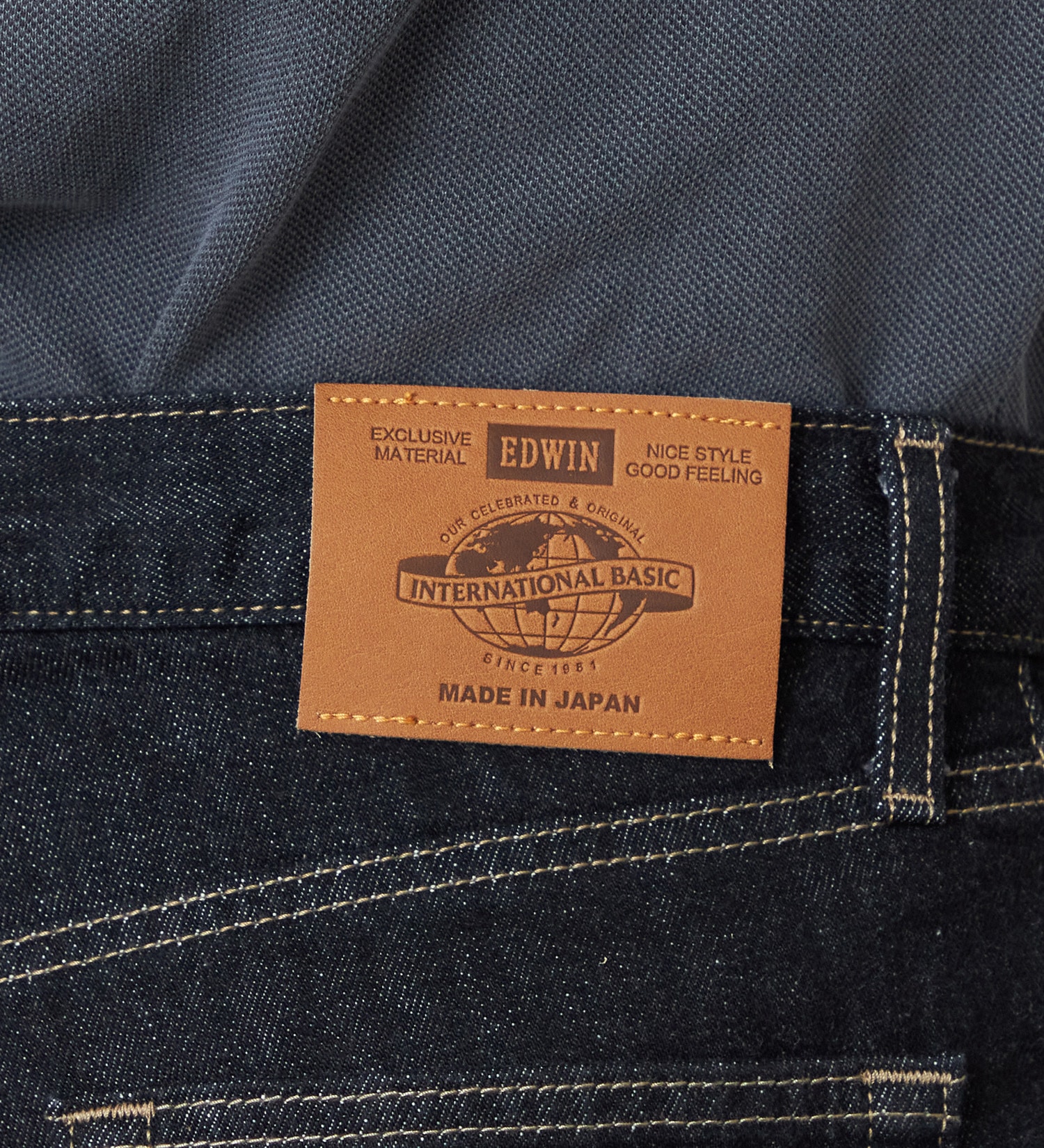 EDWIN(エドウイン)の【裾上げ無料】インターナショナルベーシック 403 ふつうのストレート デニムパンツ ジーンズ|パンツ/デニム / ジーンズパンツ/メンズ|ブラックデニム