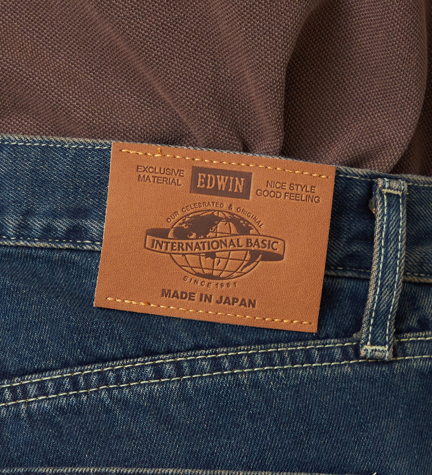 EDWIN(エドウイン)の【裾上げ無料】インターナショナルベーシック 403 ふつうのストレート デニムパンツ ジーンズ|パンツ/デニム / ジーンズパンツ/メンズ|中色ブルー2