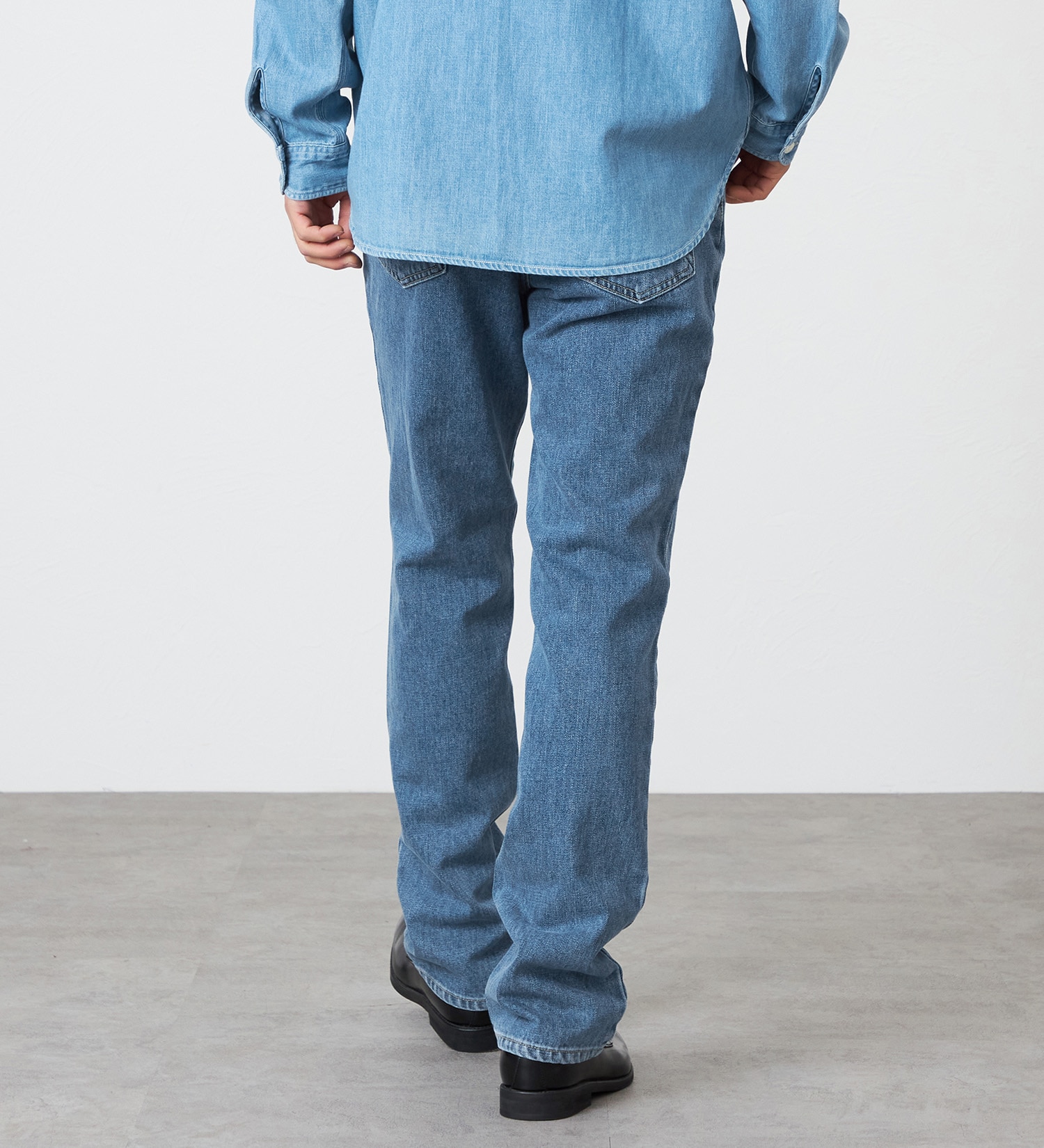 EDWIN(エドウイン)の【裾上げ無料】インターナショナルベーシック 403 ふつうのストレート デニムパンツ ジーンズ|パンツ/デニム / ジーンズパンツ/メンズ|淡色ブルー
