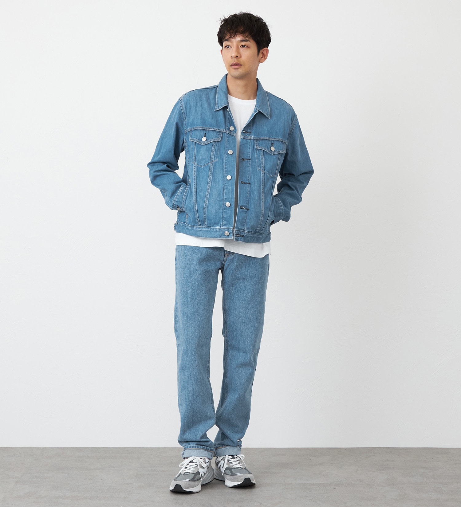 EDWIN(エドウイン)の【裾上げ無料】インターナショナルベーシック 403 ふつうのストレートパンツ|パンツ/デニム / ジーンズパンツ/メンズ|淡色ブルー