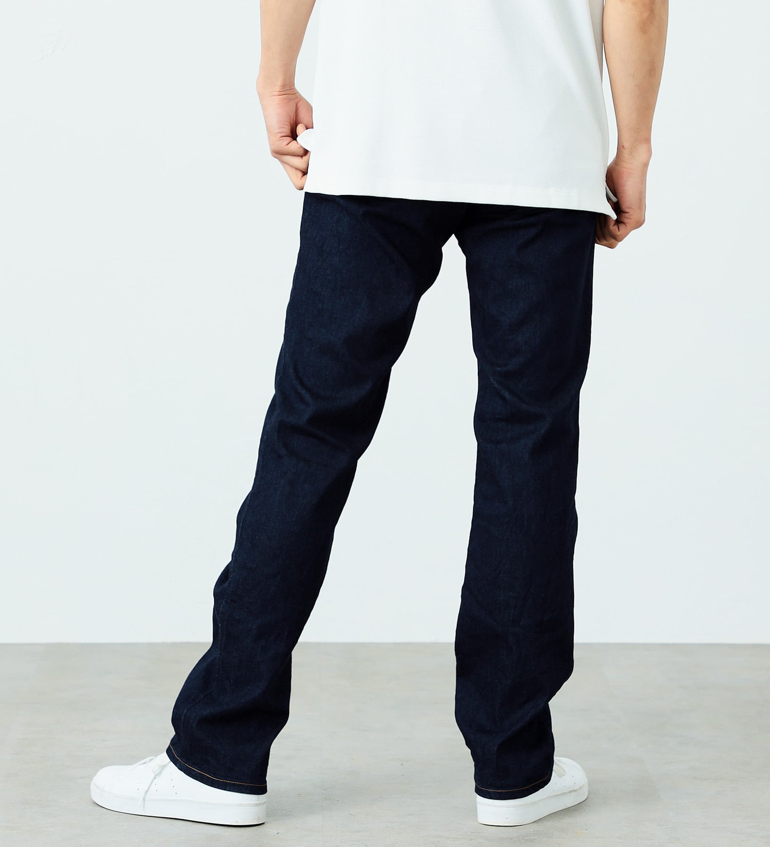 EDWIN(エドウイン)の【サマーセール】インターナショナルベーシック COOL フレックス 麻 レギュラーストレート|パンツ/デニムパンツ/メンズ|インディゴブルー