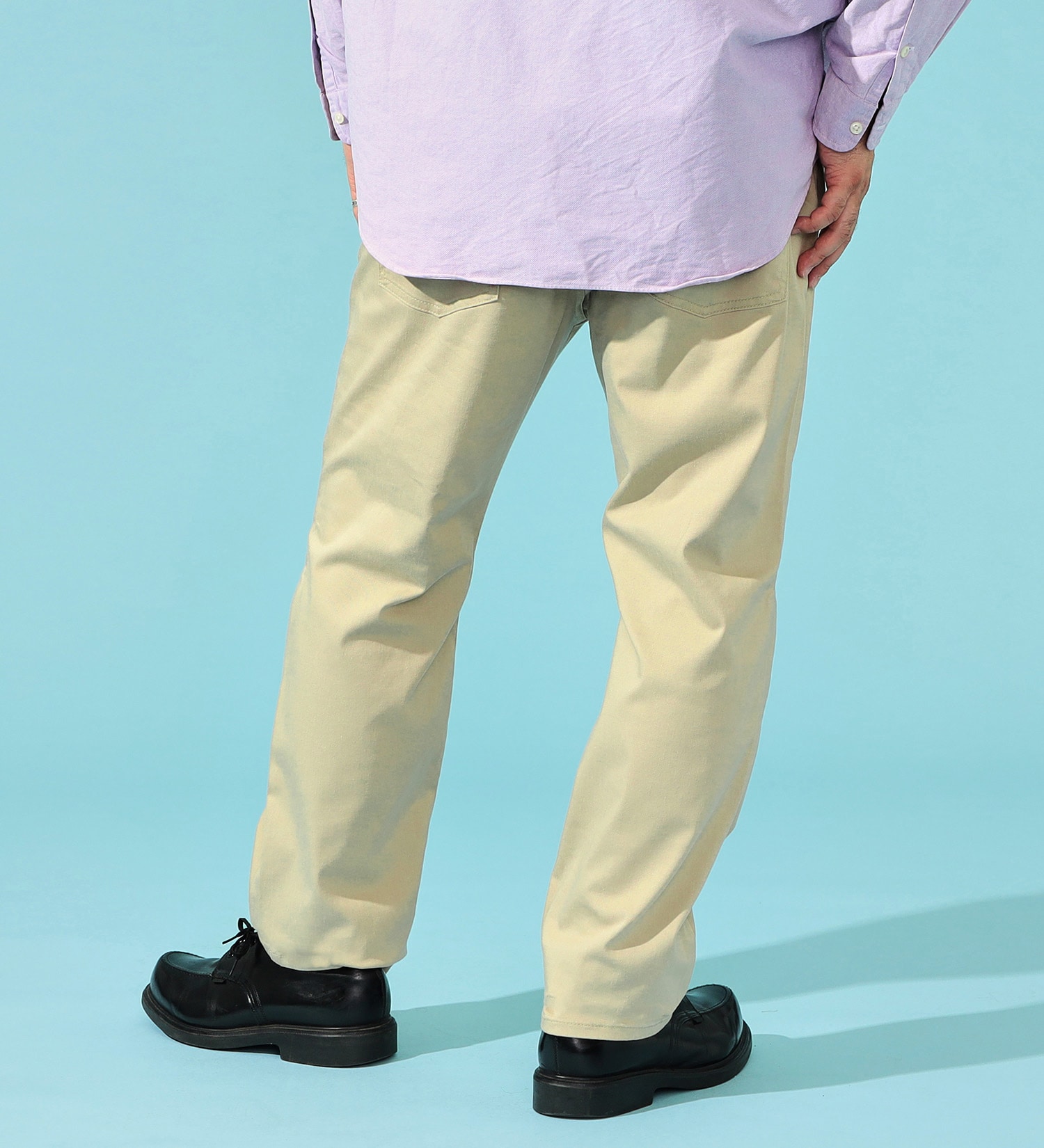 EDWIN(エドウイン)の【秋のTIMESALE】【大きいサイズ】【涼】インターナショナルベーシック レギュラーストレートパンツ COOLFLEX 麻 【ドライタッチ/吸汗速乾】|パンツ/パンツ/メンズ|サンドベージュ