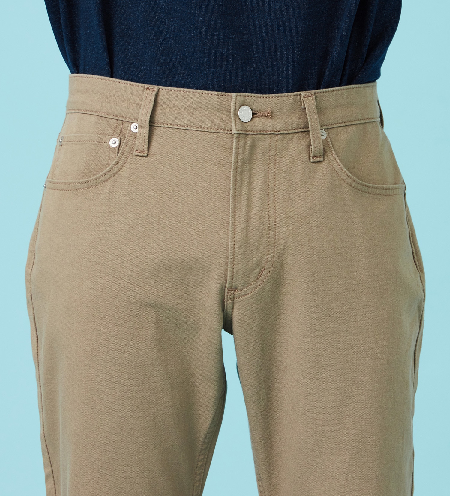 EDWIN(エドウイン)の【予約P】【大きいサイズ】【涼】インターナショナルベーシック COOL ストレート ジーンズ デニムパンツ 麻 ドライタッチ|パンツ/パンツ/メンズ|ベージュ