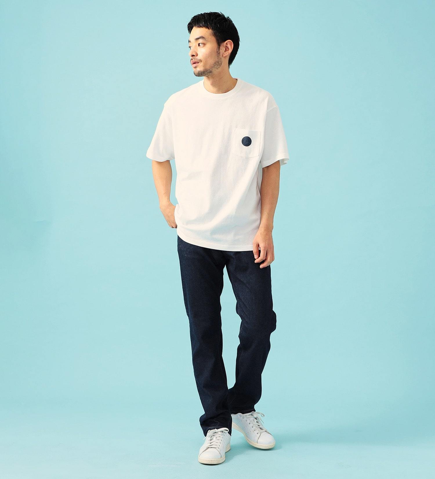 EDWIN(エドウイン)の【カート割対象】【涼】インターナショナルベーシック COOL ストレート ジーンズ デニムパンツ 麻 ドライタッチ|パンツ/パンツ/メンズ|インディゴブルー