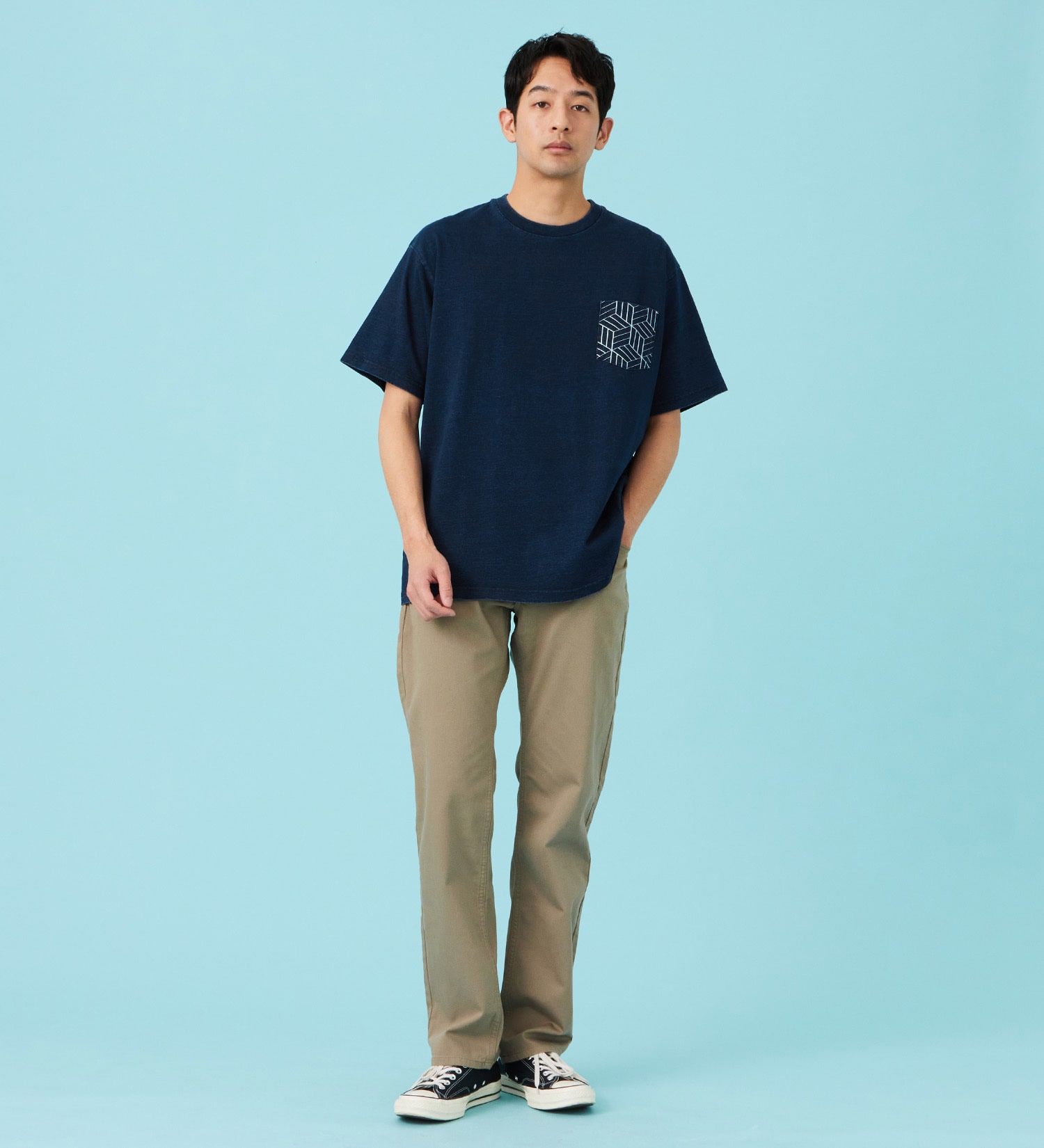 EDWIN(エドウイン)の【予約P】【涼】インターナショナルベーシック COOL ストレート ジーンズ デニムパンツ 麻 ドライタッチ|パンツ/パンツ/メンズ|ベージュ