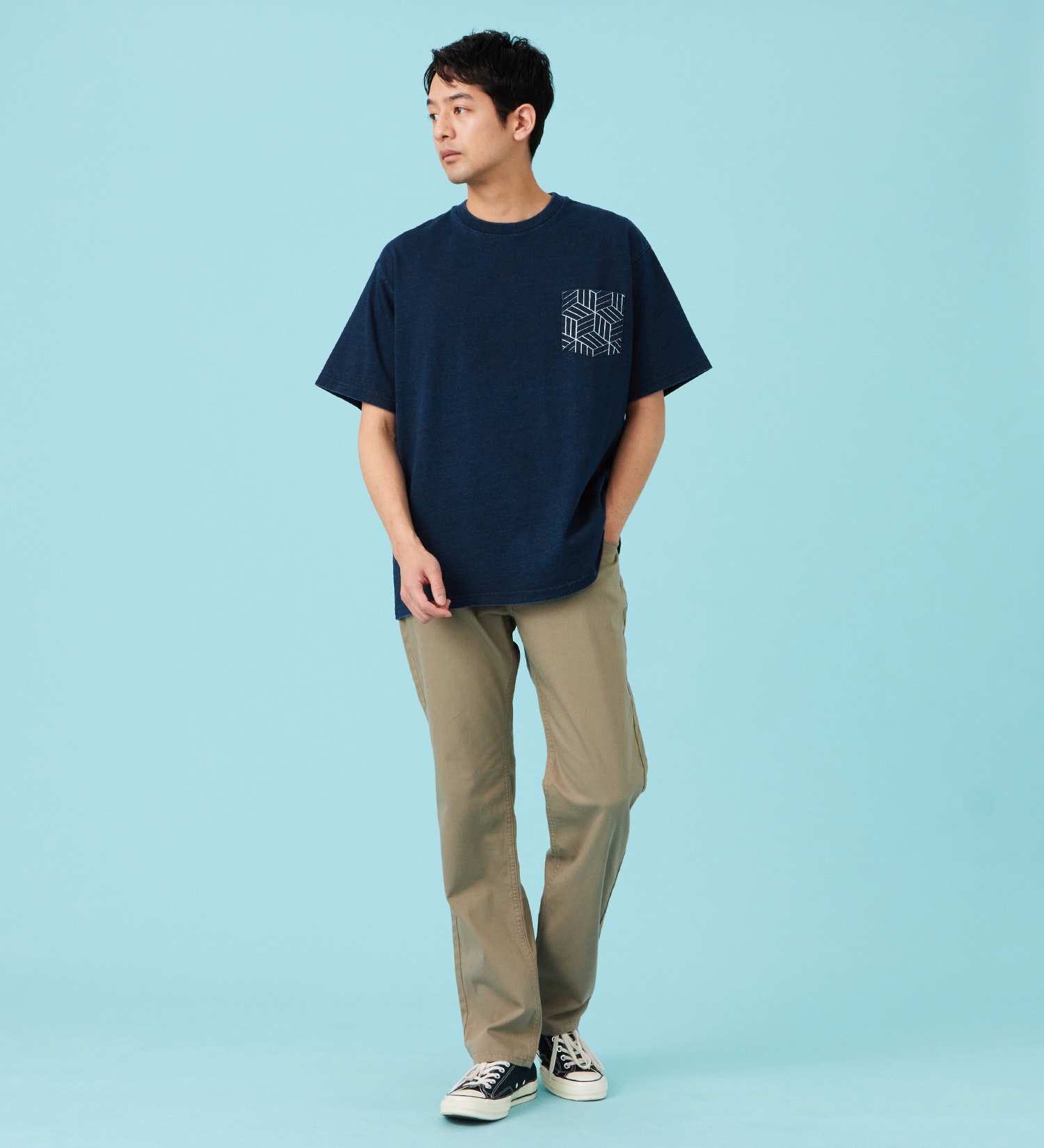 EDWIN(エドウイン)の【予約P】【涼】インターナショナルベーシック COOL ストレート ジーンズ デニムパンツ 麻 ドライタッチ|パンツ/パンツ/メンズ|ベージュ