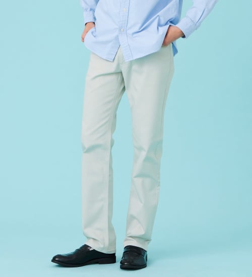 EDWIN(エドウイン)の【予約P】【涼】インターナショナルベーシック COOL ストレート ジーンズ デニムパンツ 麻 ドライタッチ|パンツ/パンツ/メンズ|ライトベージュ