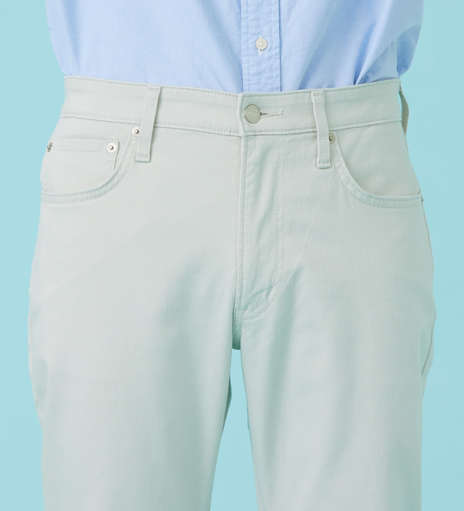 EDWIN(エドウイン)の【予約P】【涼】インターナショナルベーシック COOL ストレート ジーンズ デニムパンツ 麻 ドライタッチ|パンツ/パンツ/メンズ|ライトベージュ