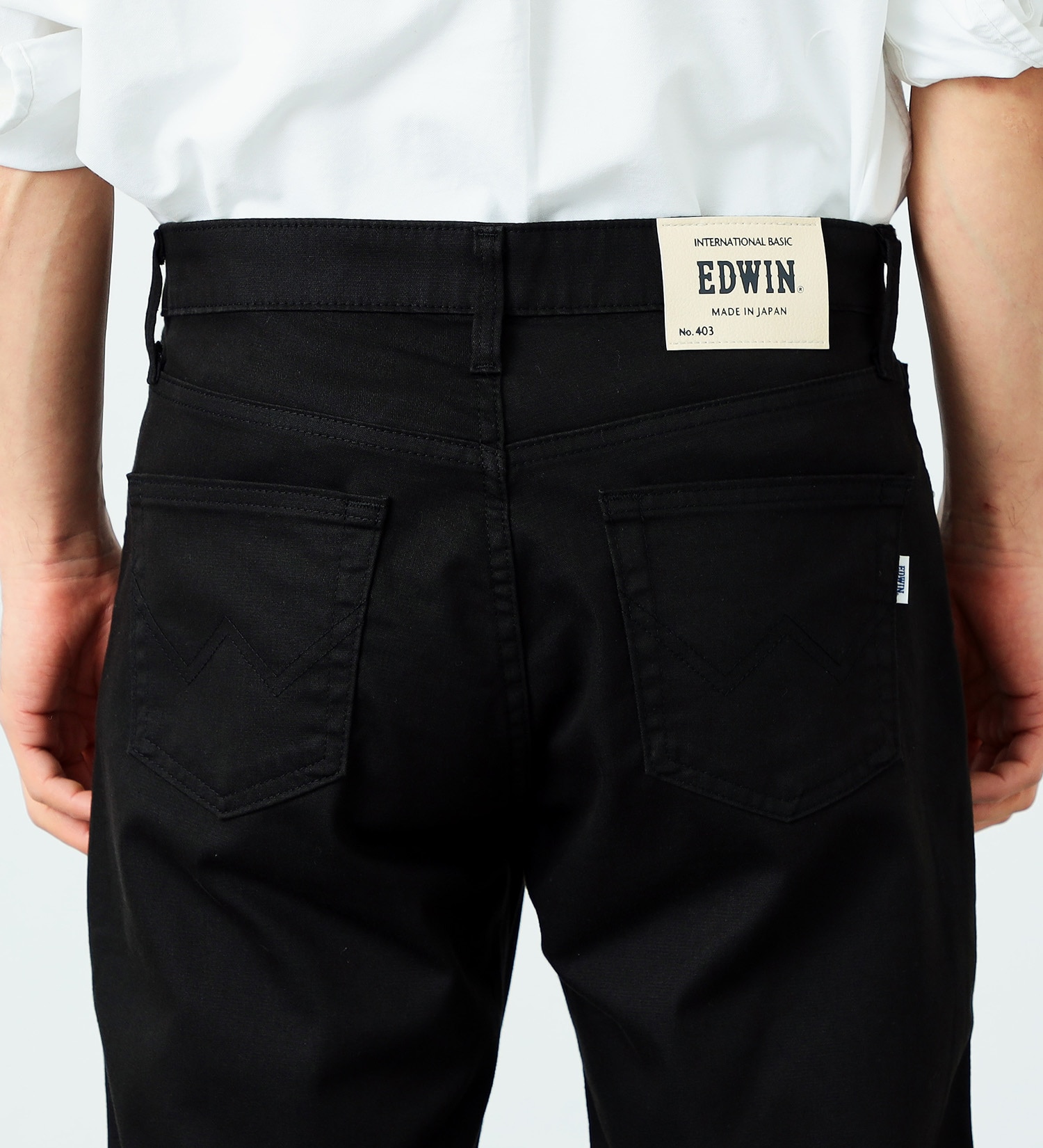 EDWIN(エドウイン)の【サマーセール】インターナショナルベーシック COOL フレックス 麻 レギュラーストレート|パンツ/パンツ/メンズ|ブラック