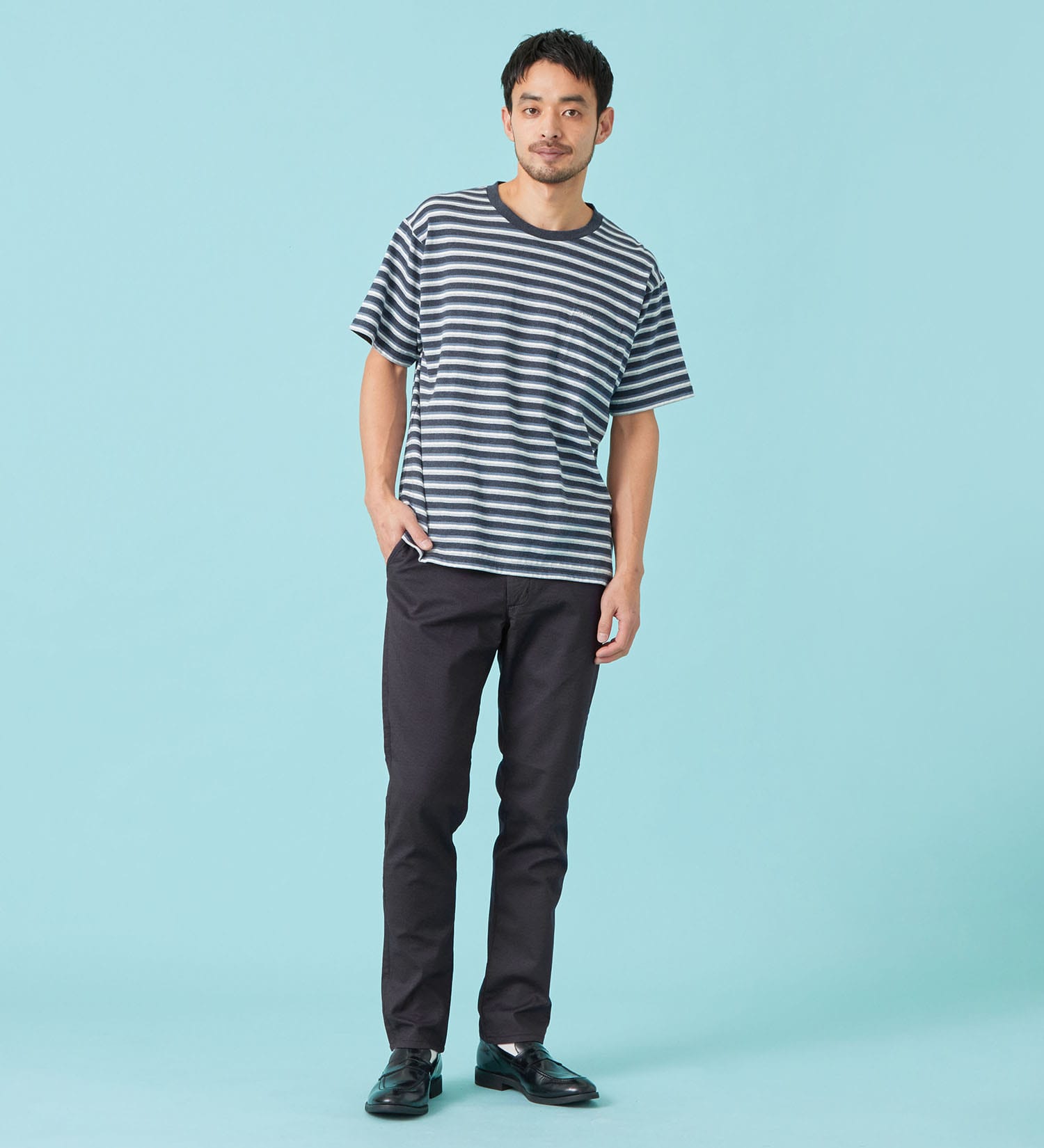 EDWIN(エドウイン)の【予約P】【涼】インターナショナルベーシック COOL ストレート チノパンツ トラウザー ドライタッチ 速乾|パンツ/パンツ/メンズ|インディゴブルー