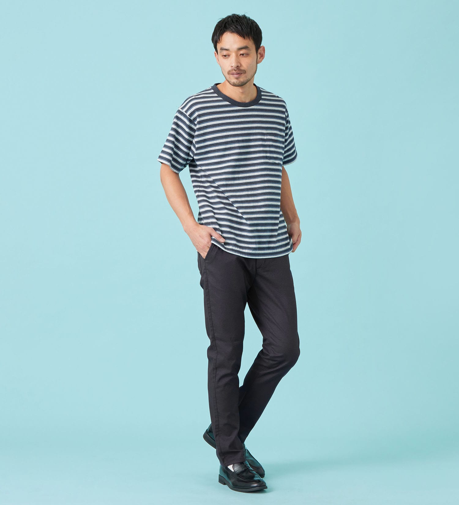 EDWIN(エドウイン)の【予約P】【涼】インターナショナルベーシック COOL ストレート チノパンツ トラウザー ドライタッチ 速乾|パンツ/パンツ/メンズ|インディゴブルー