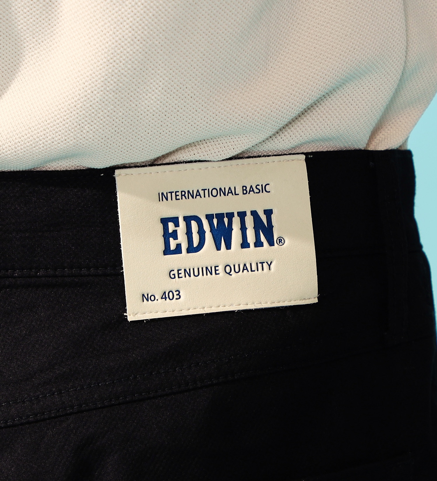 EDWIN(エドウイン)の【GW SALE】【涼】インターナショナルベーシック レギュラーストレートパンツ COOLFLEX 裏メッシュ素材 最軽量 スラッシュポケット|パンツ/パンツ/メンズ|ブラック